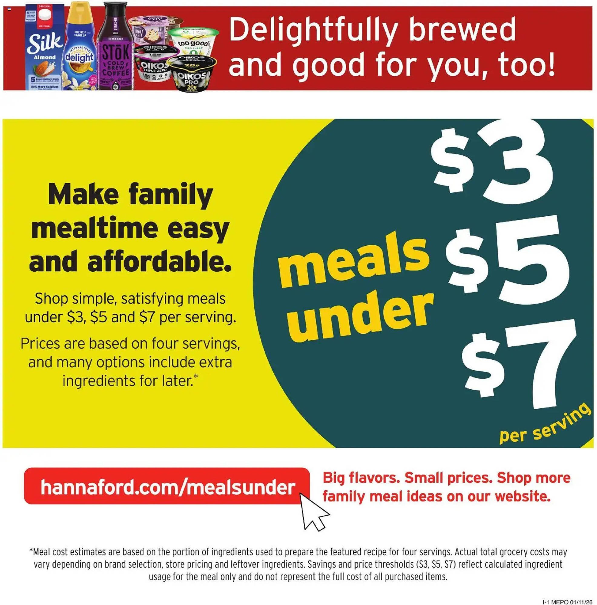 Hannaford flyer