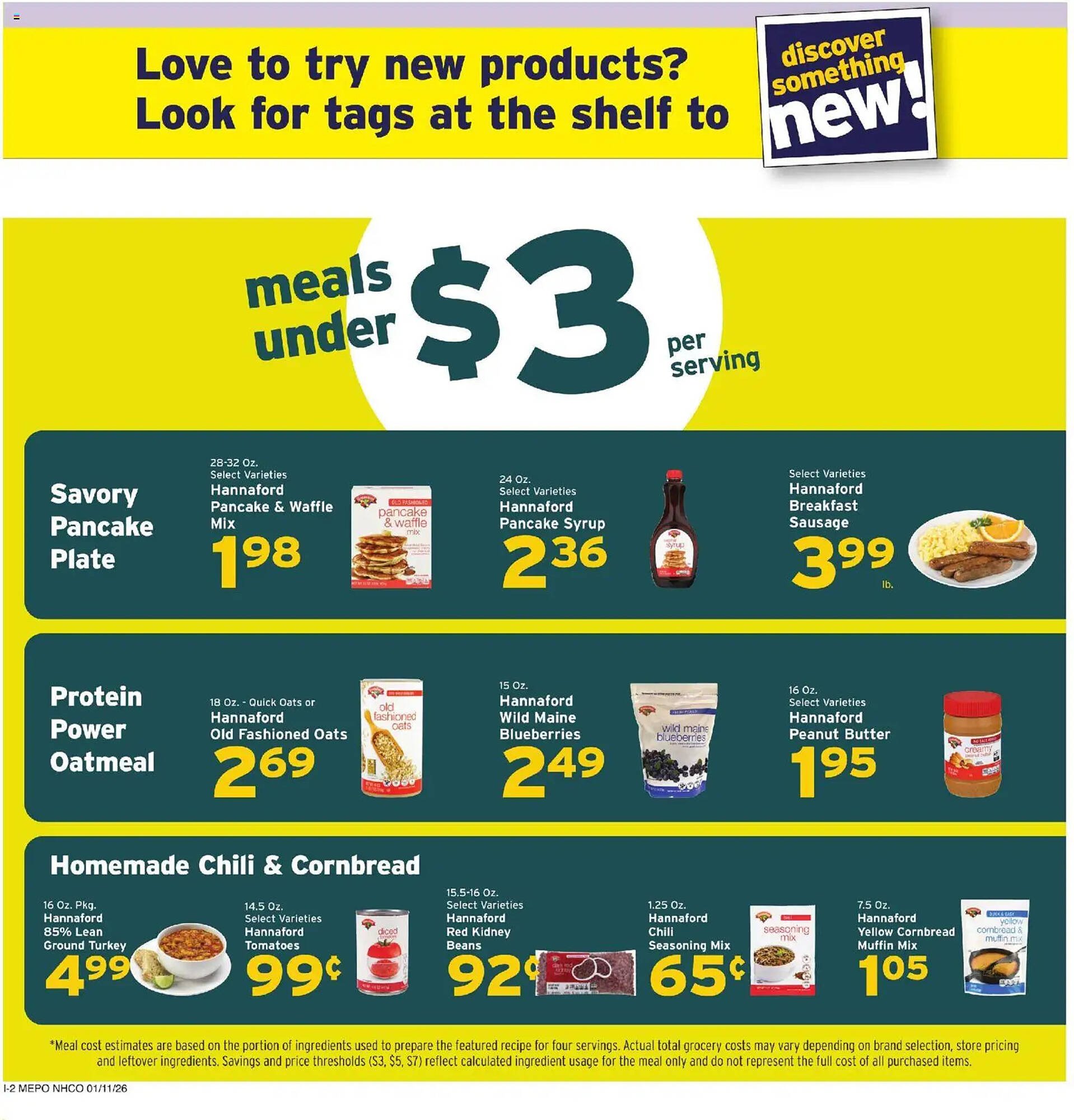Hannaford flyer