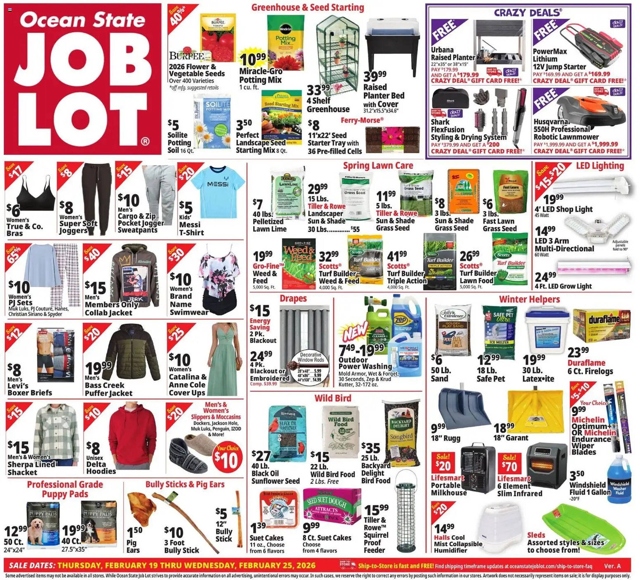 Ocean State Job Lot flyer
