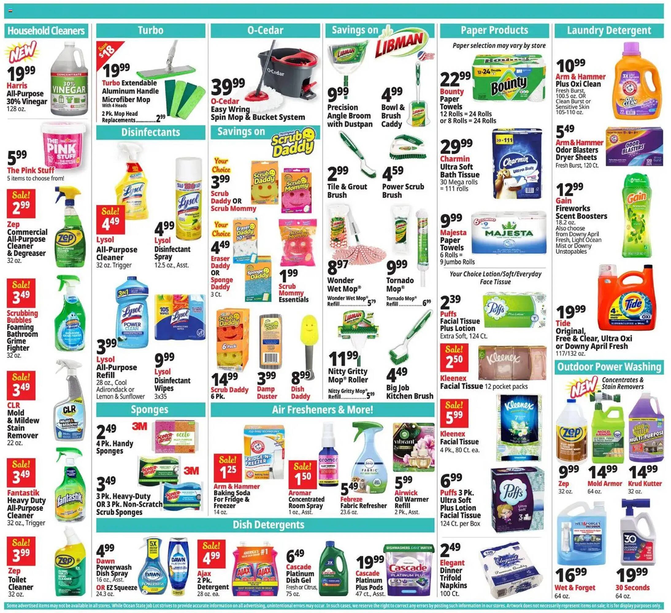 Ocean State Job Lot flyer