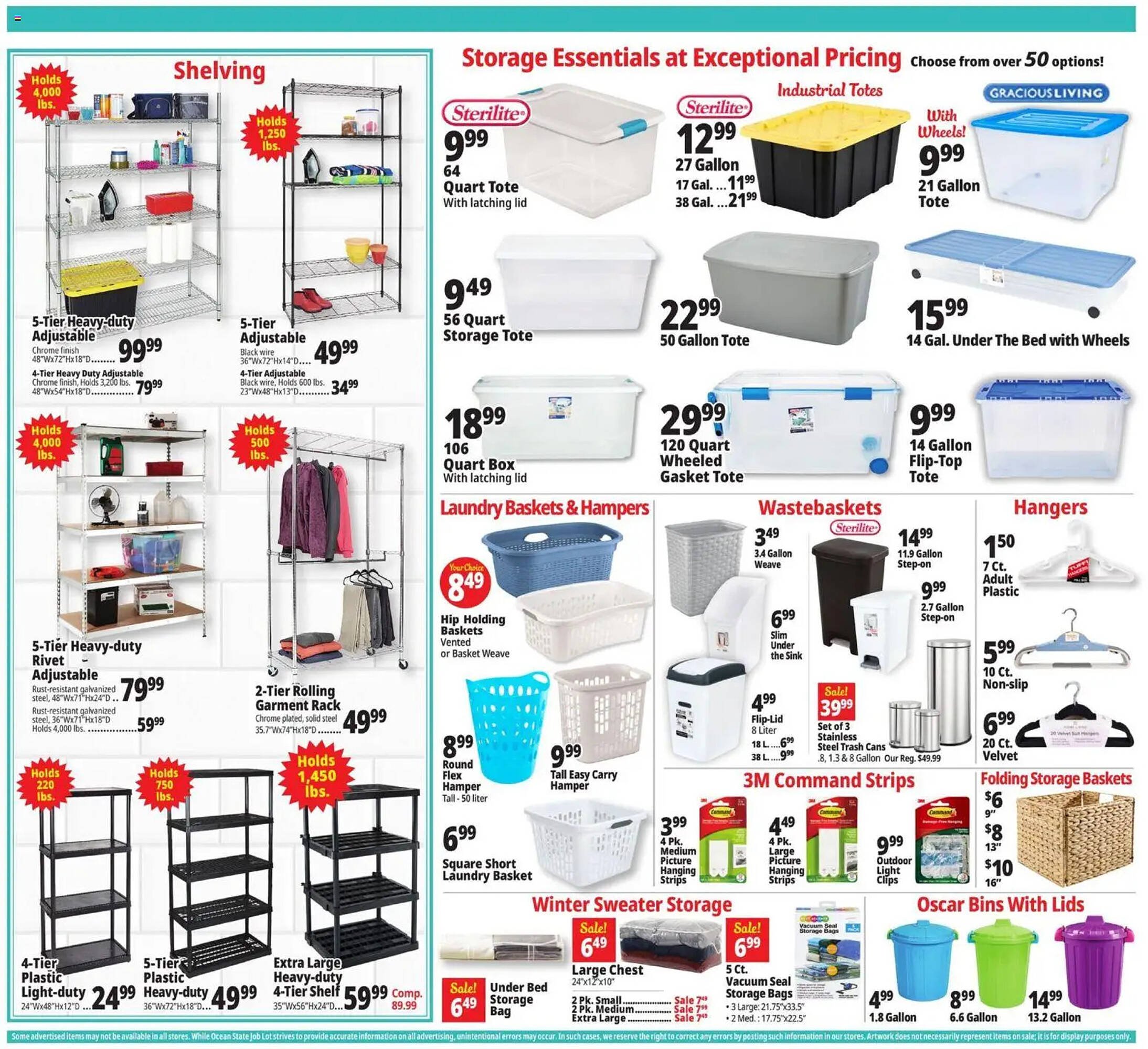Ocean State Job Lot flyer