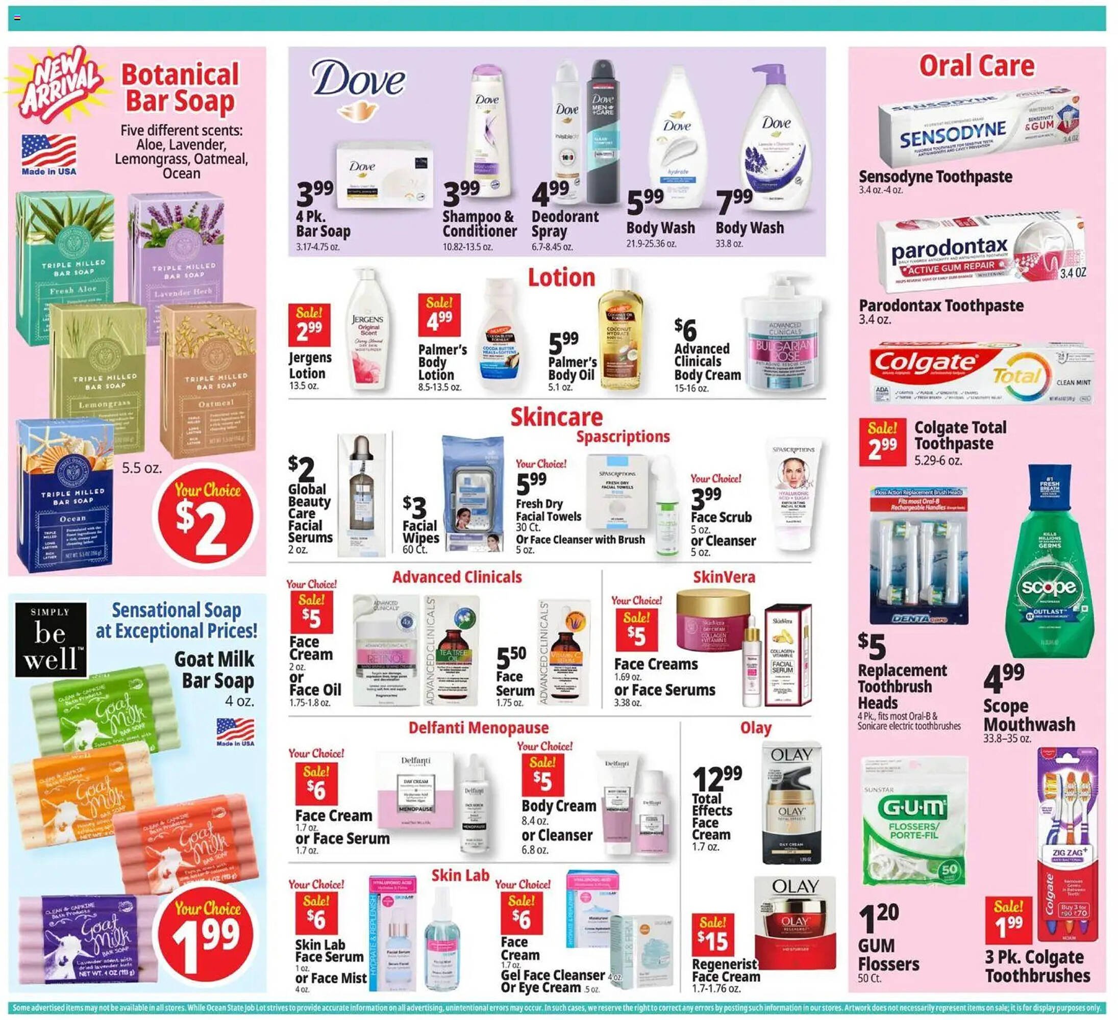 Ocean State Job Lot flyer