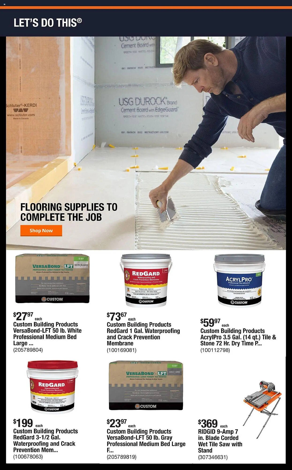 The Home Depot flyer