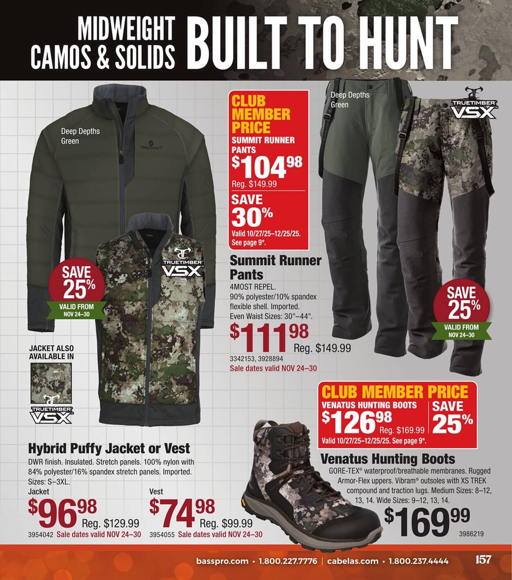 Cabela&#039;s weekly ad (2025-11-14 - 2025-11-28) | 157