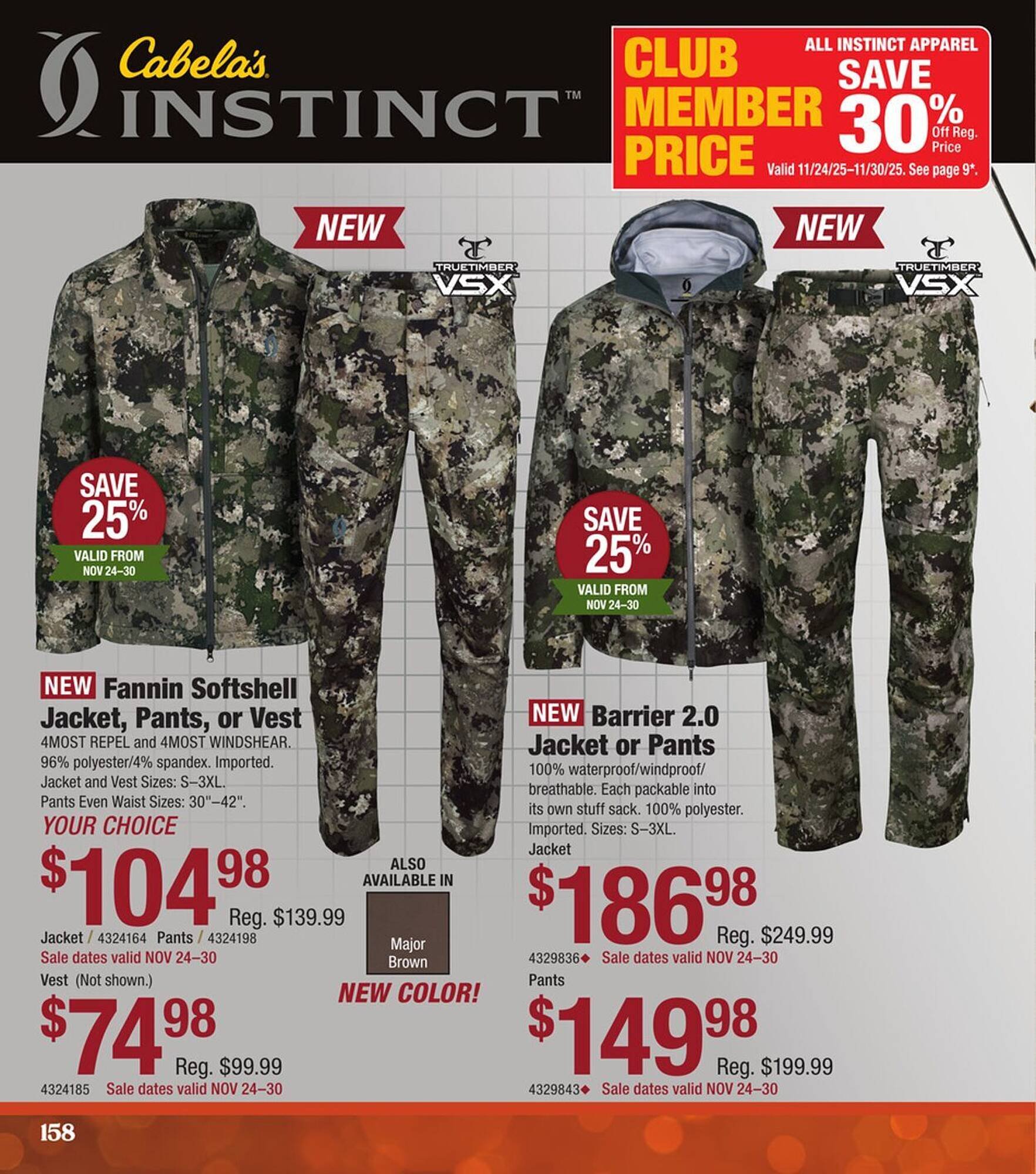 Cabela&#039;s weekly ad (2025-11-14 - 2025-11-28) | 158