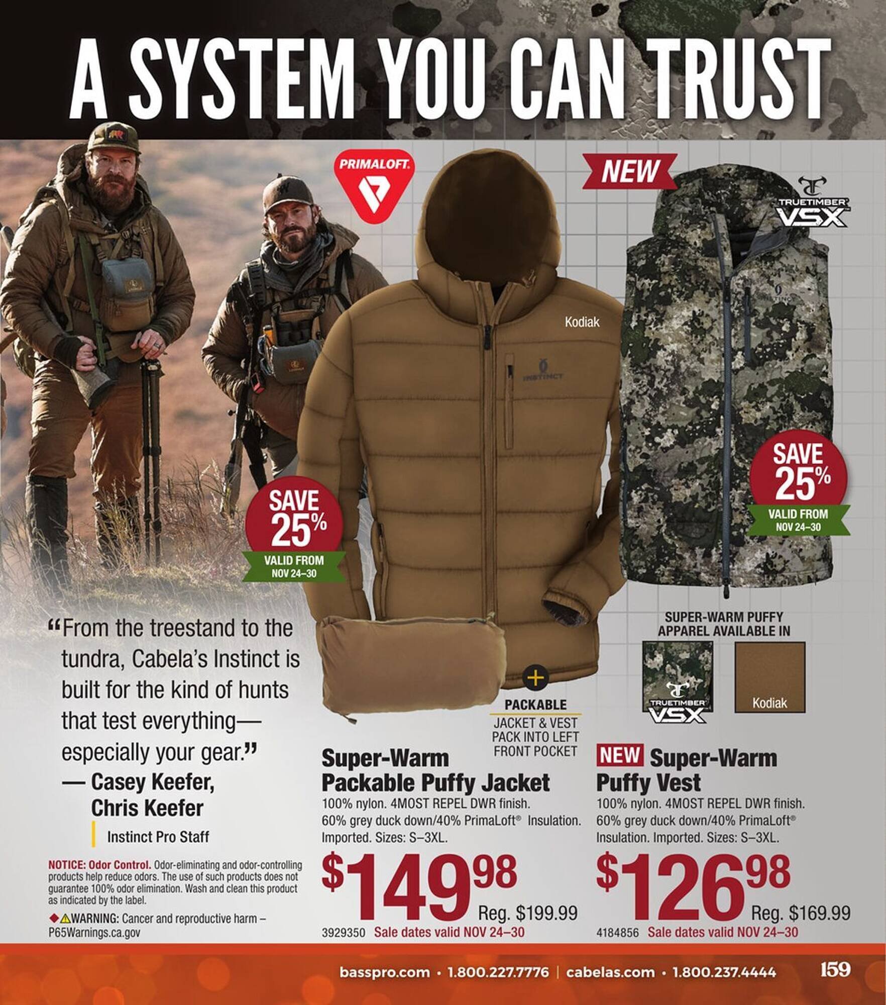 Cabela&#039;s weekly ad (2025-11-14 - 2025-11-28) | 159