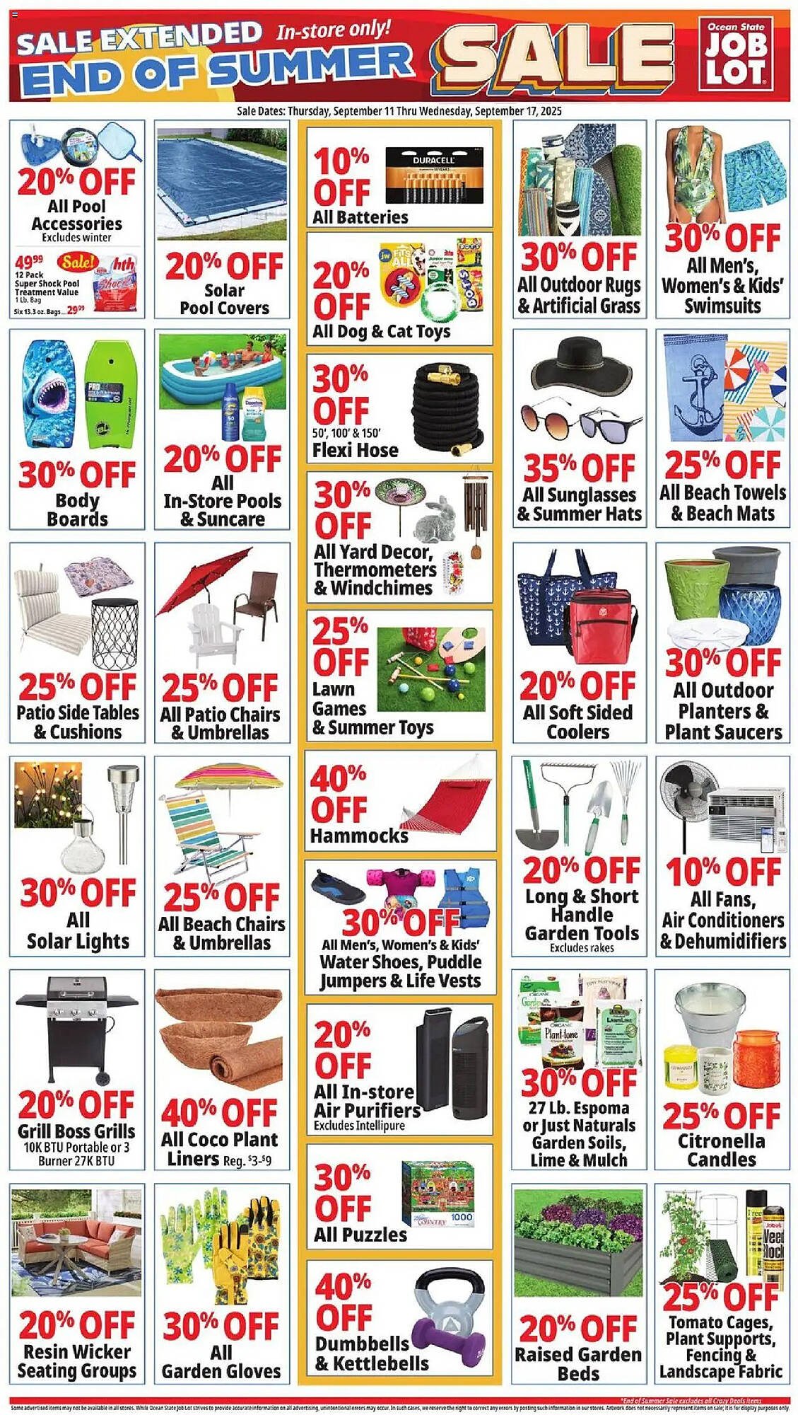 Ocean State Job Lot flyer (2025-09-11 - 2025-09-18) | 1