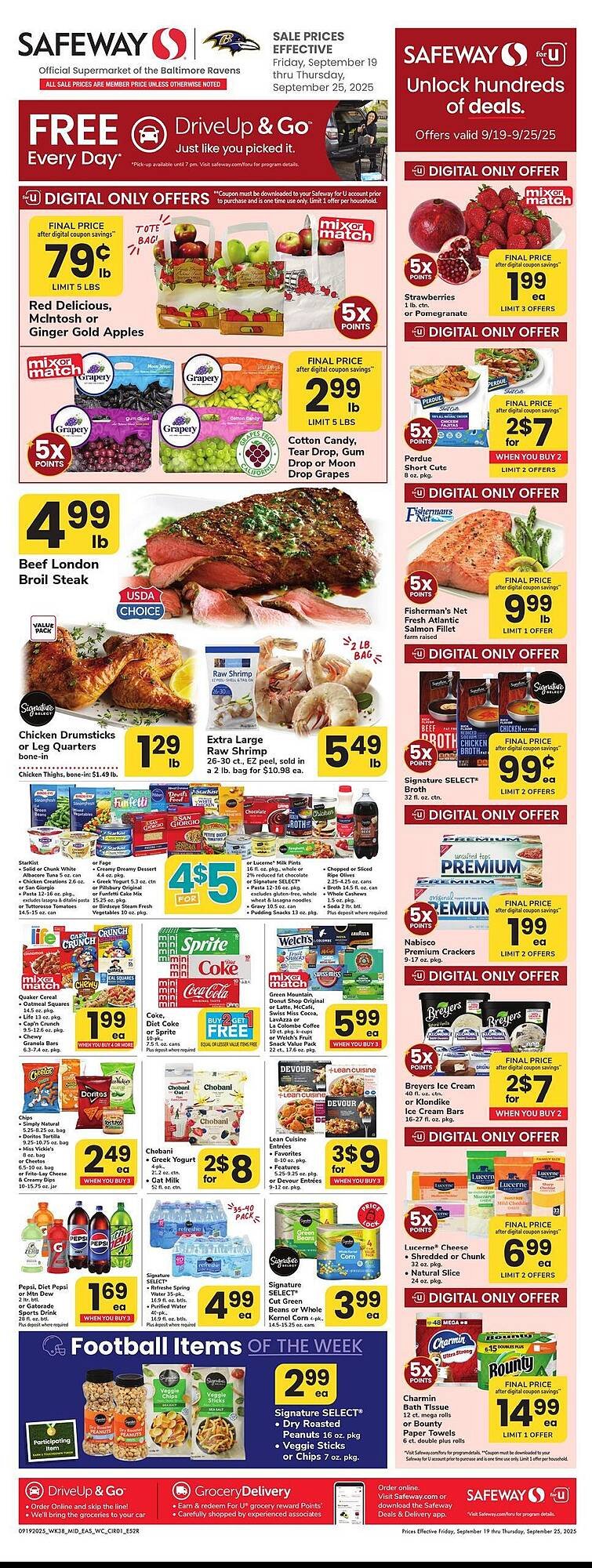 Safeway weekly ad (2025-09-19 - 2025-09-25) | 1