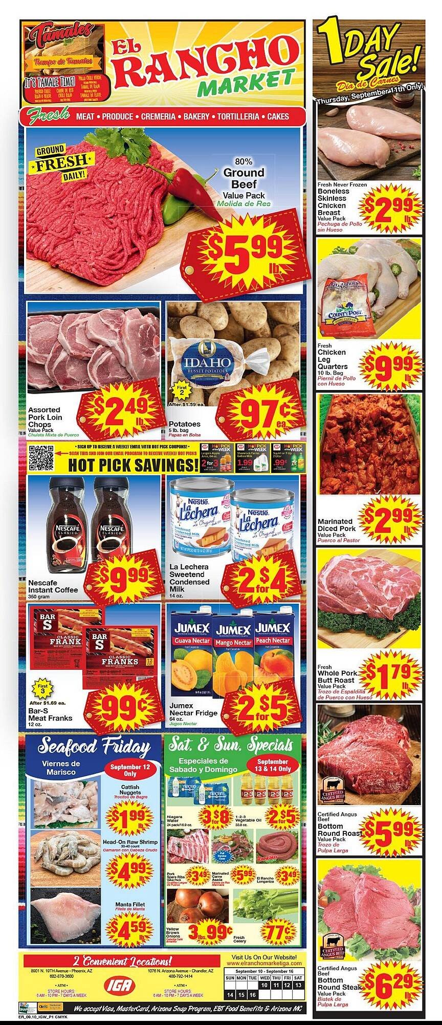 Supermercado El Rancho weekly ad (2025-09-10 - 2025-09-16) | 1