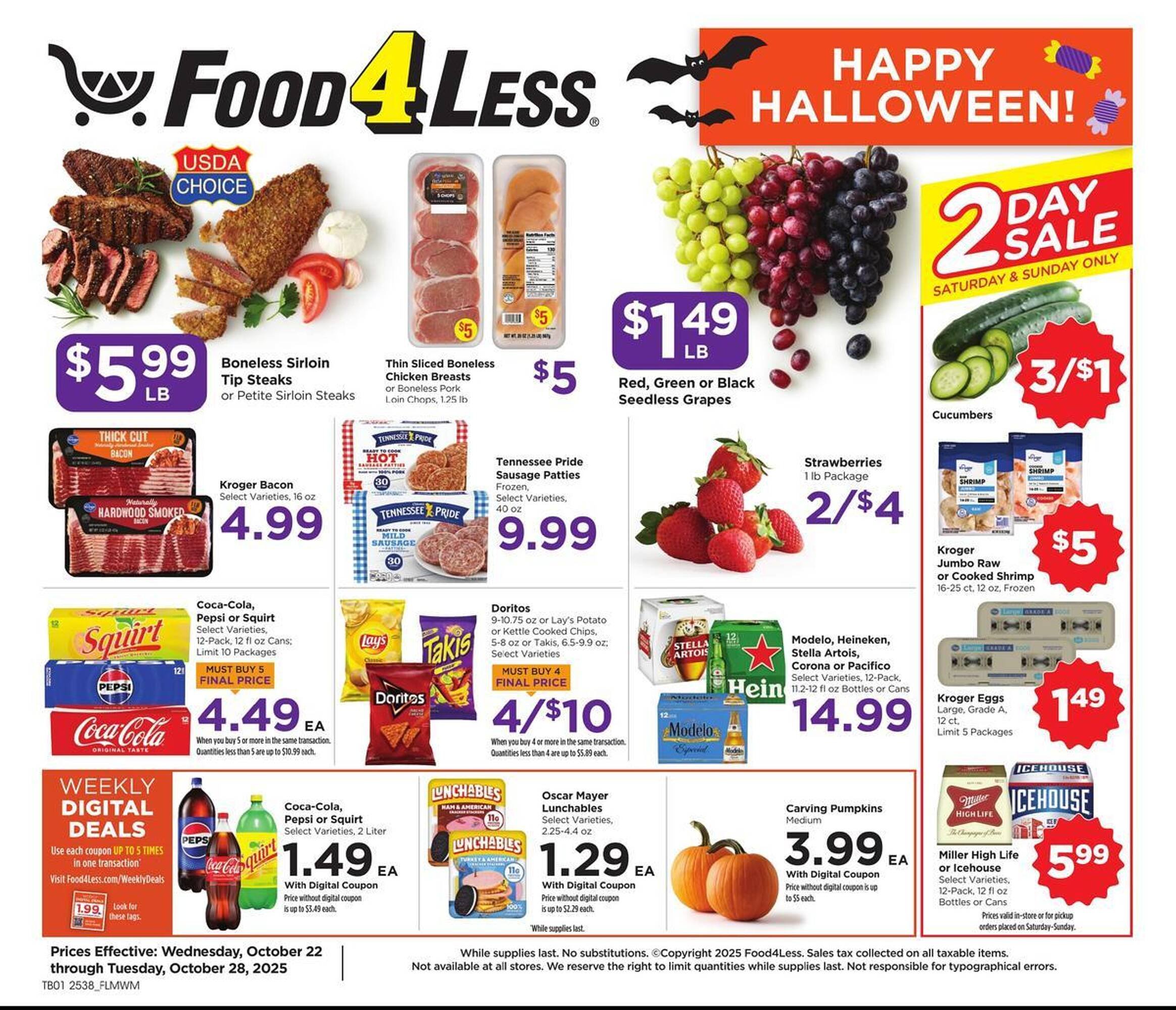 Food 4 Less weekly ad (2025-10-22 - 2025-10-28) | 1
