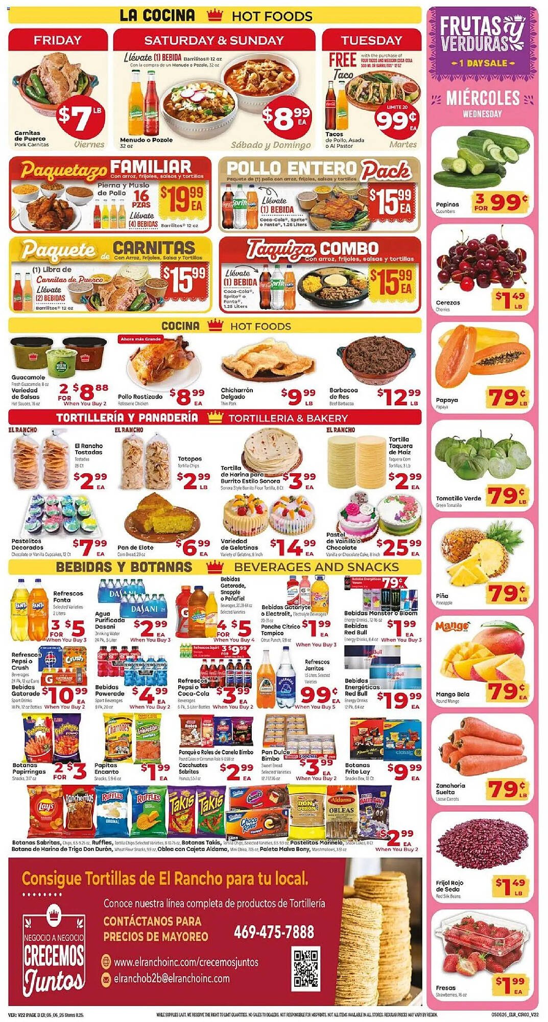 Supermercado El Rancho weekly ad