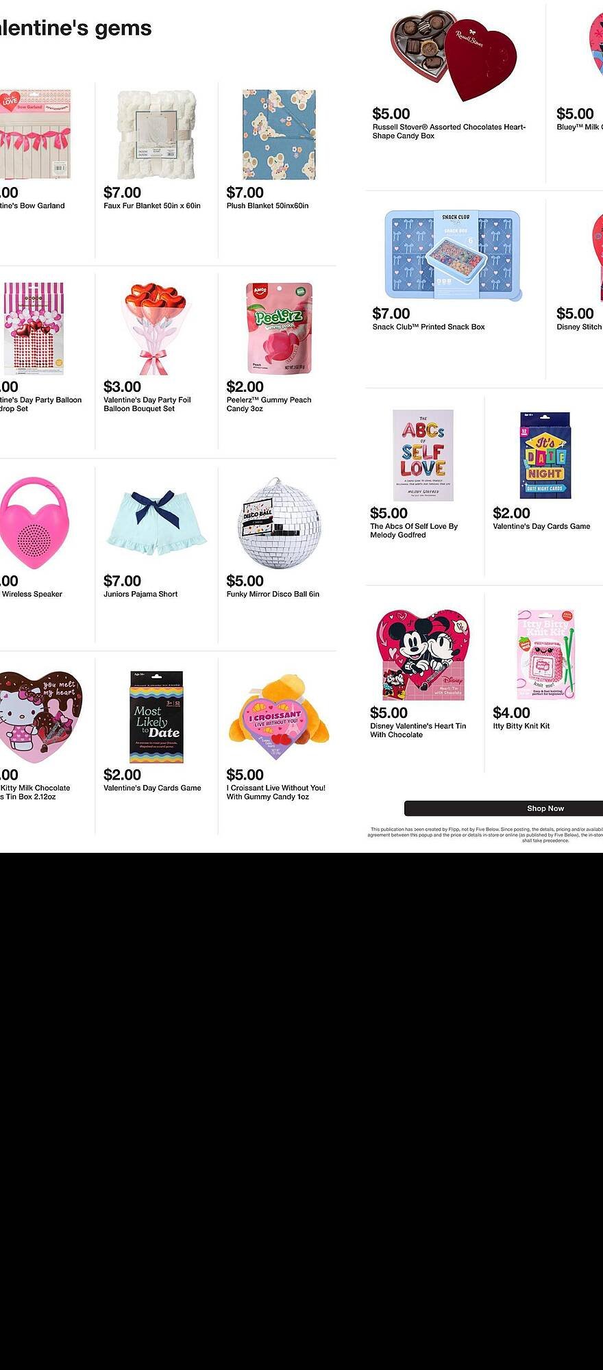 Five Below weekly ad