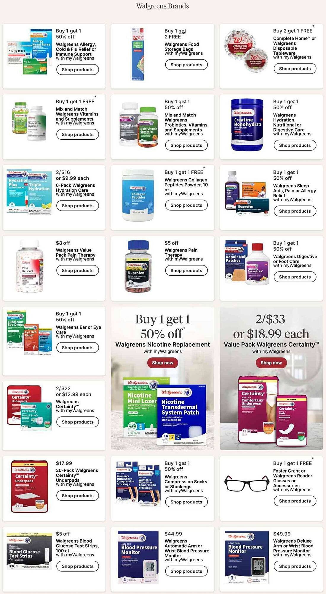 Walgreens weekly ad