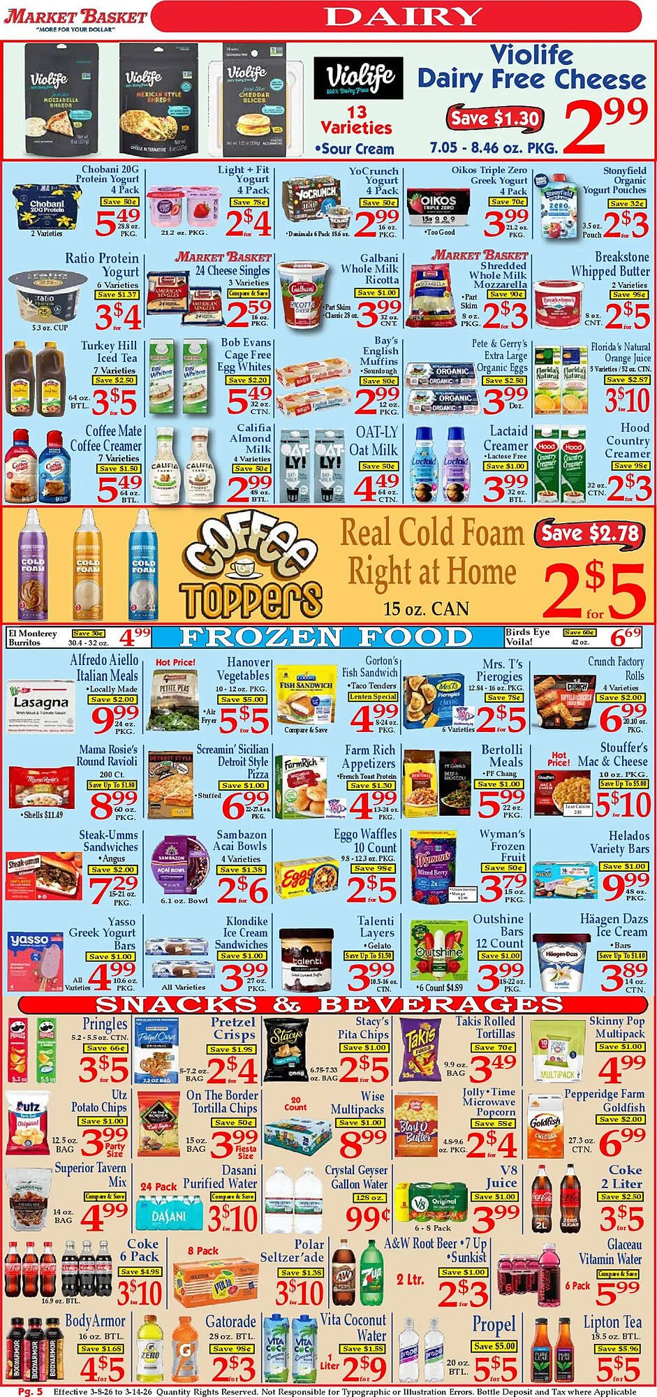 Market Basket weekly ad