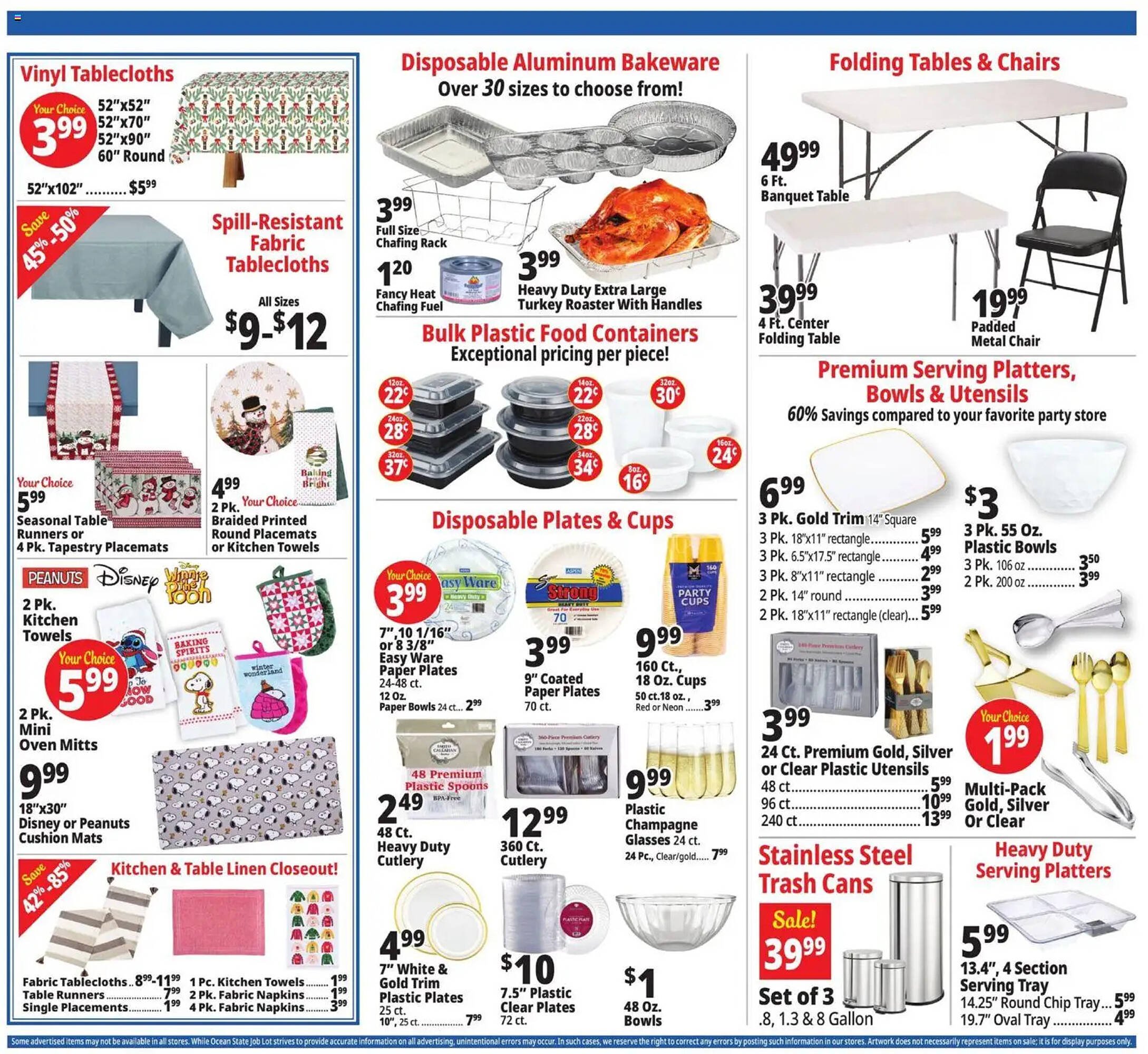 Ocean State Job Lot flyer