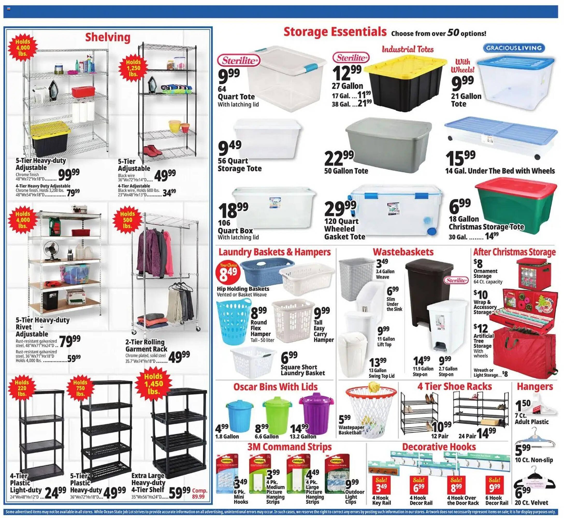 Ocean State Job Lot flyer