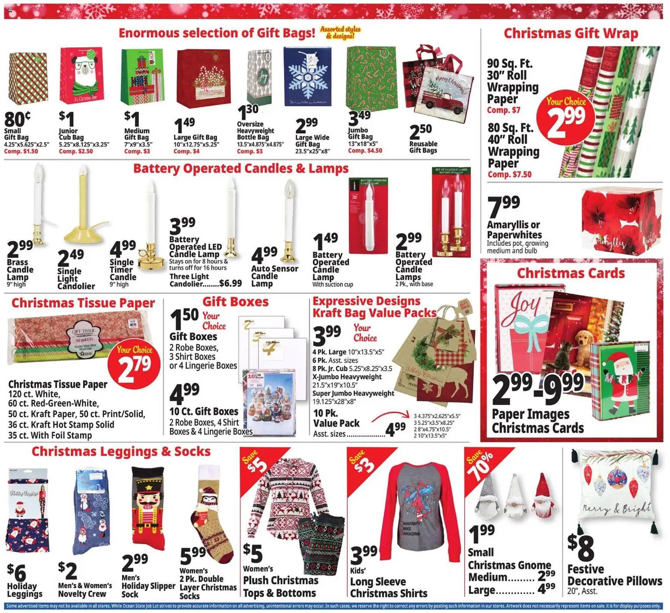 Ocean State Job Lot flyer