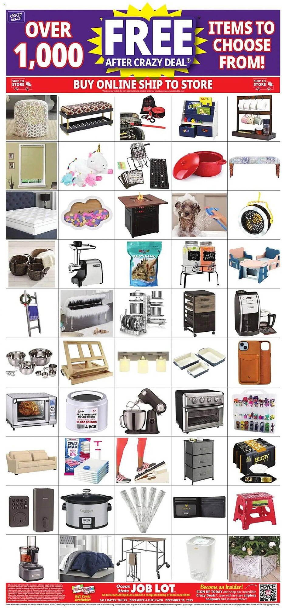 Ocean State Job Lot flyer