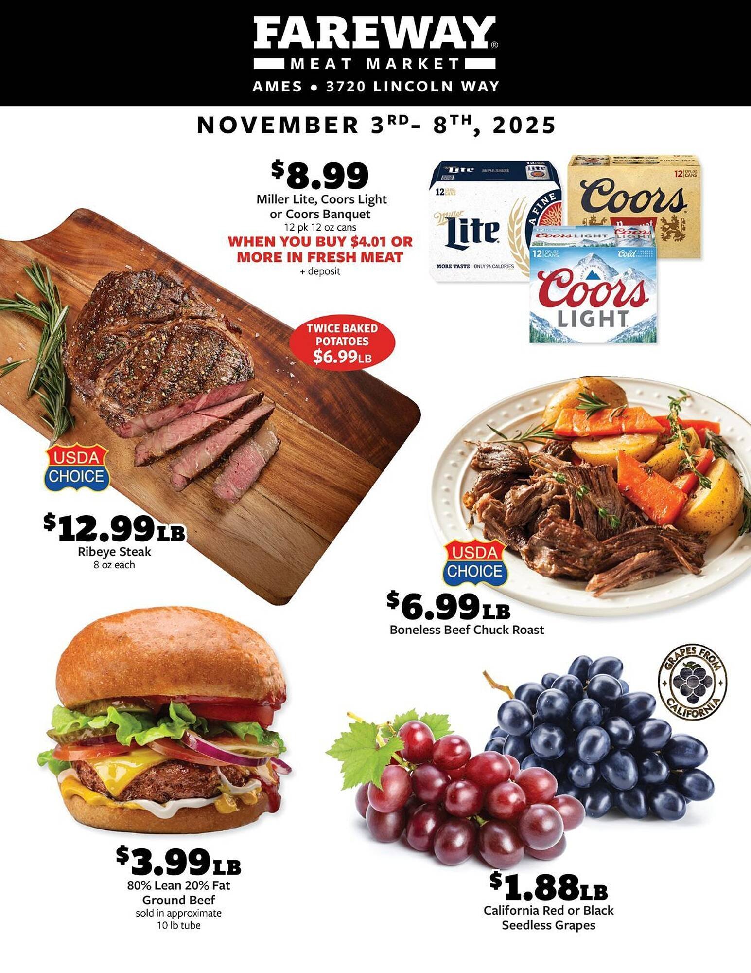 Fareway weekly ad (2025-11-03 - 2025-11-08) | 1