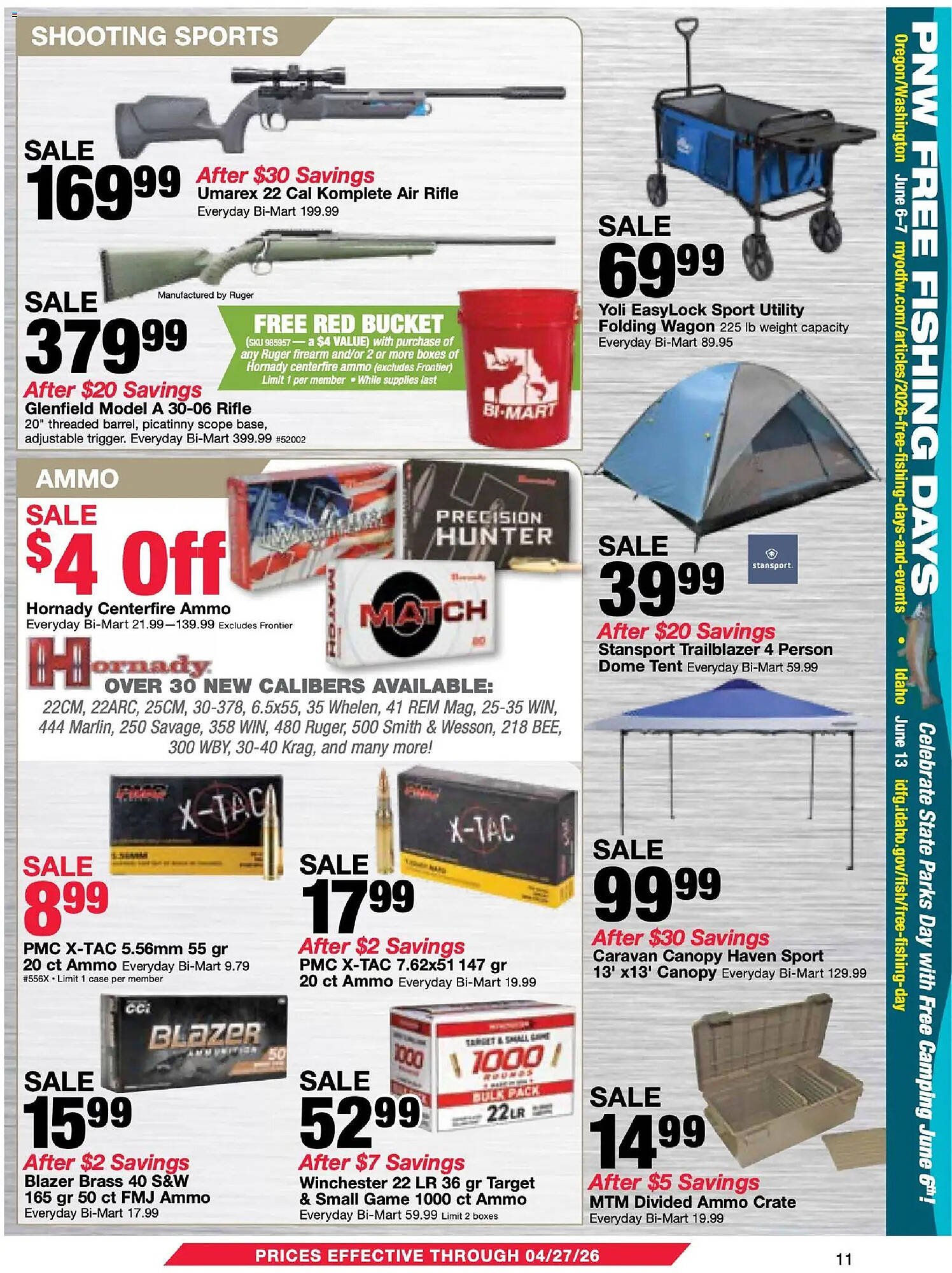 Bi-Mart weekly ad