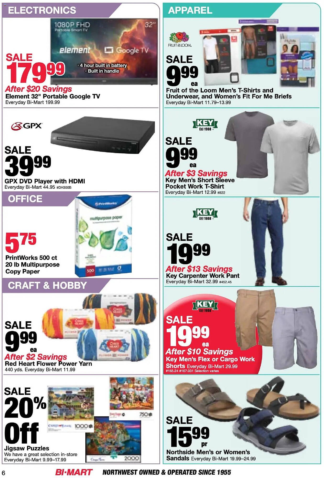 Bi-Mart weekly ad