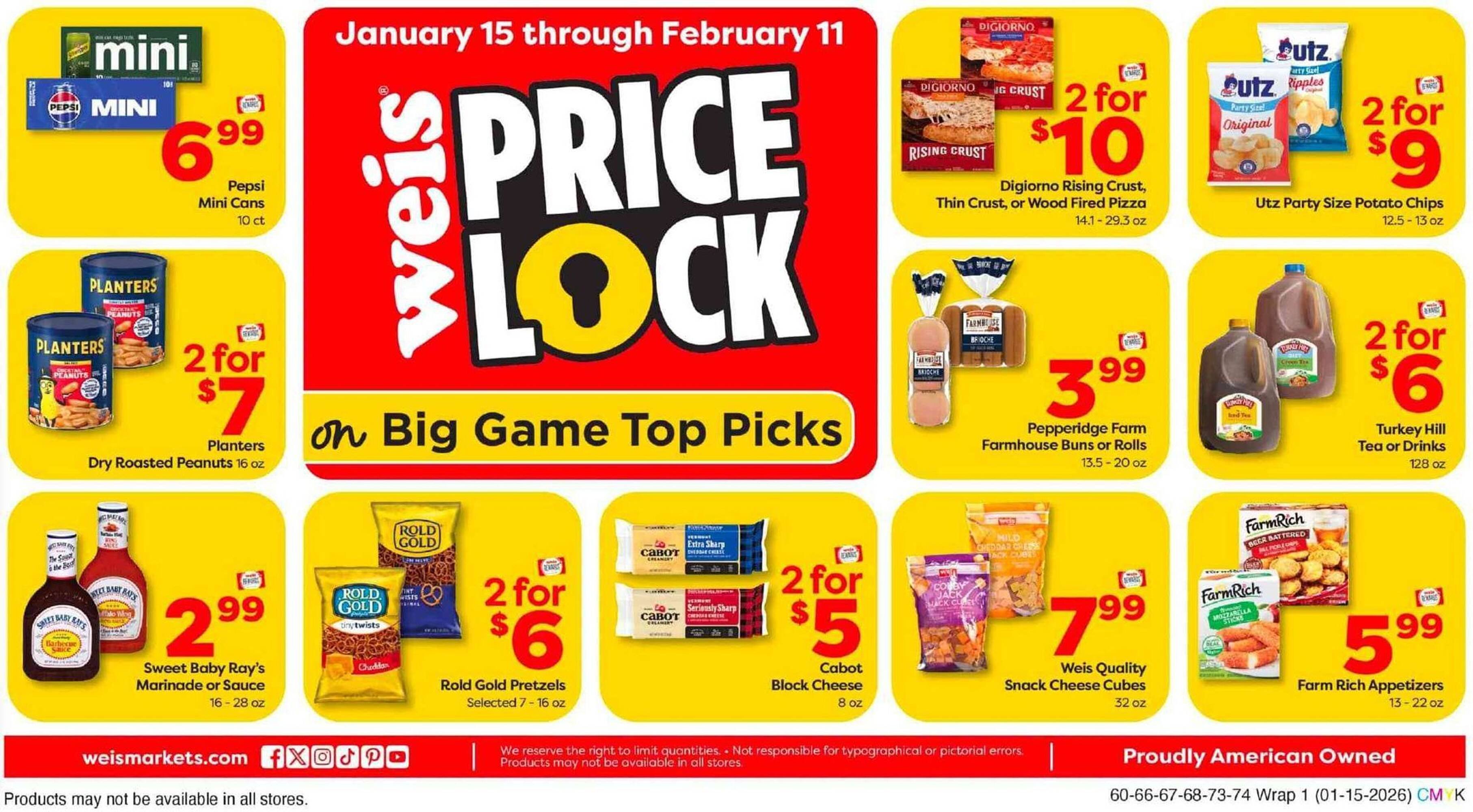Weis Markets weekly ad