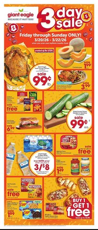 Giant Eagle weekly ad