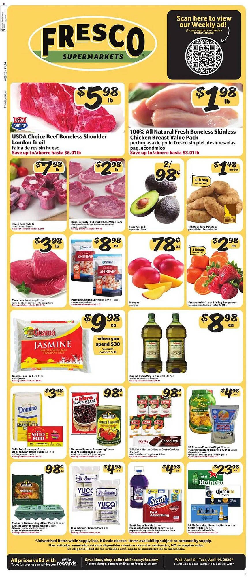 Fresco y Más weekly ad