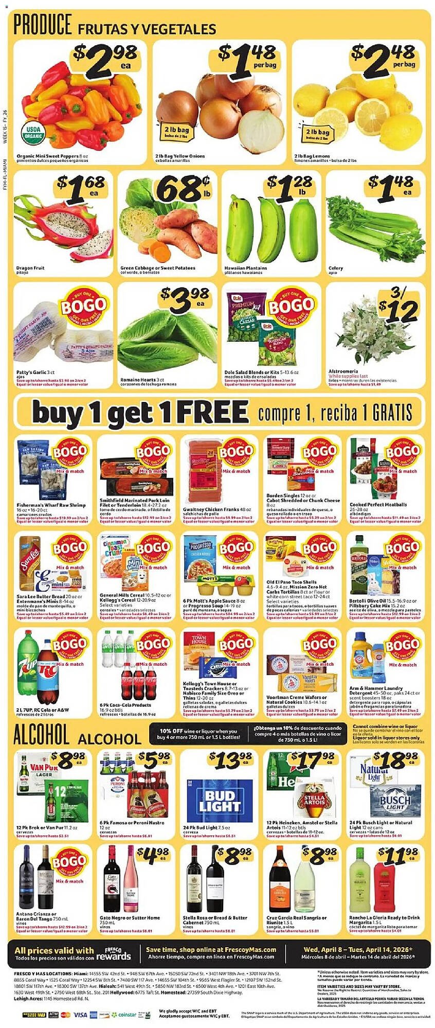 Fresco y Más weekly ad