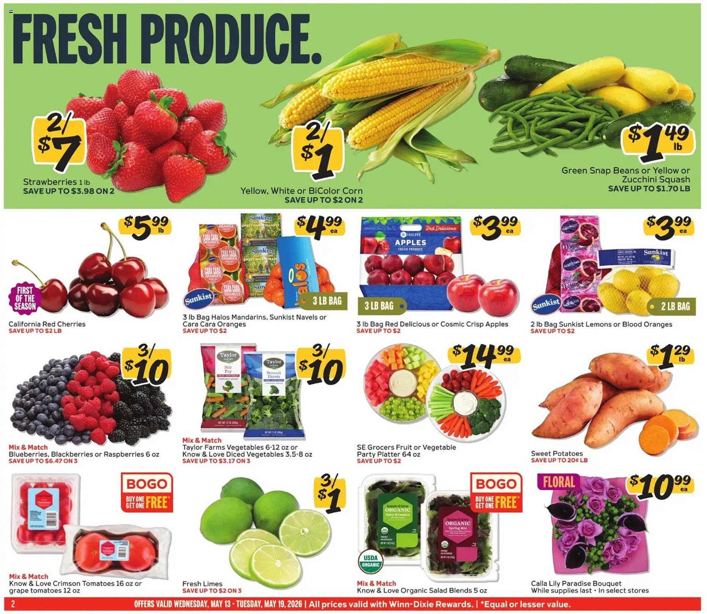 Winn Dixie weekly ad