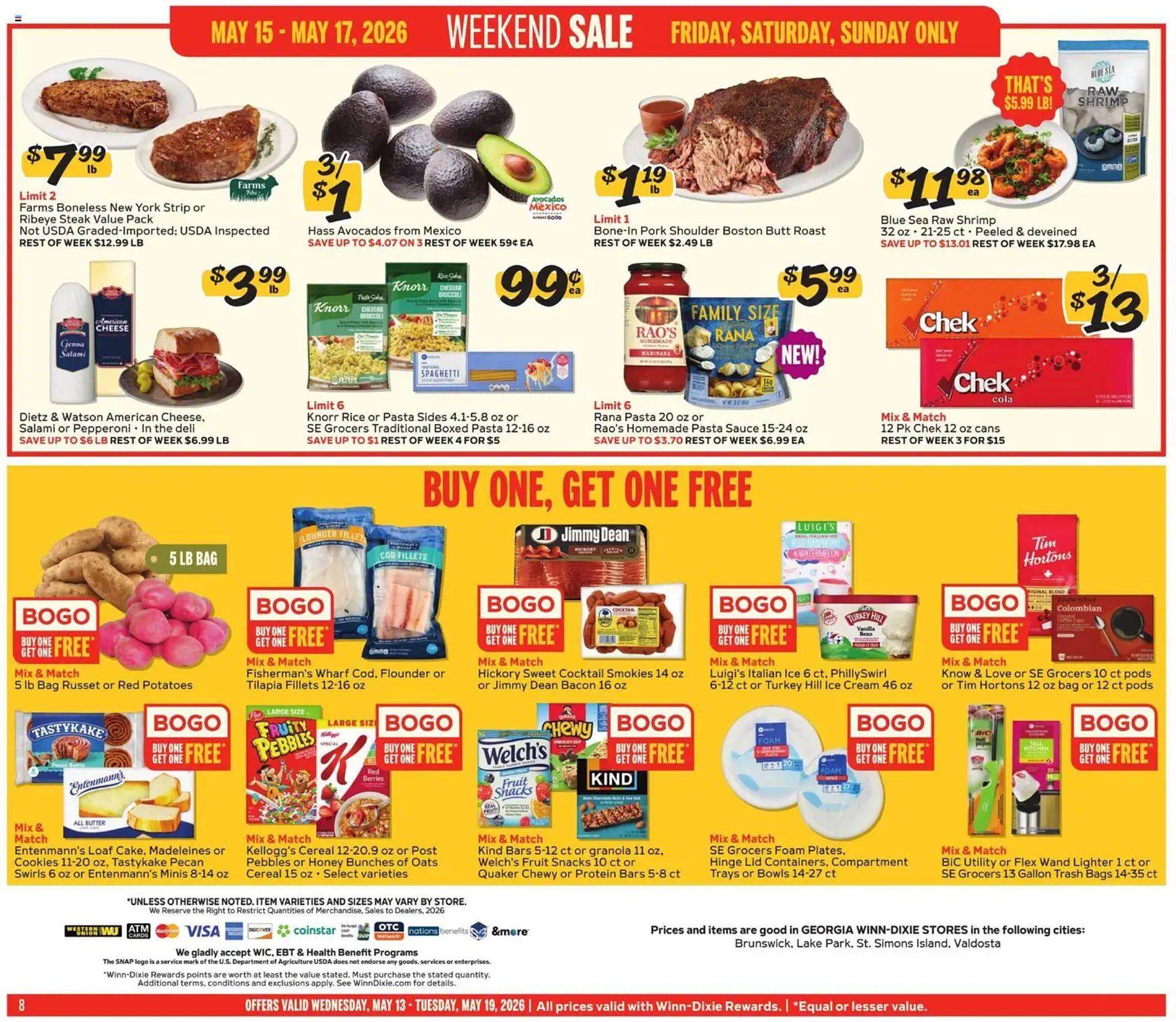 Winn Dixie weekly ad
