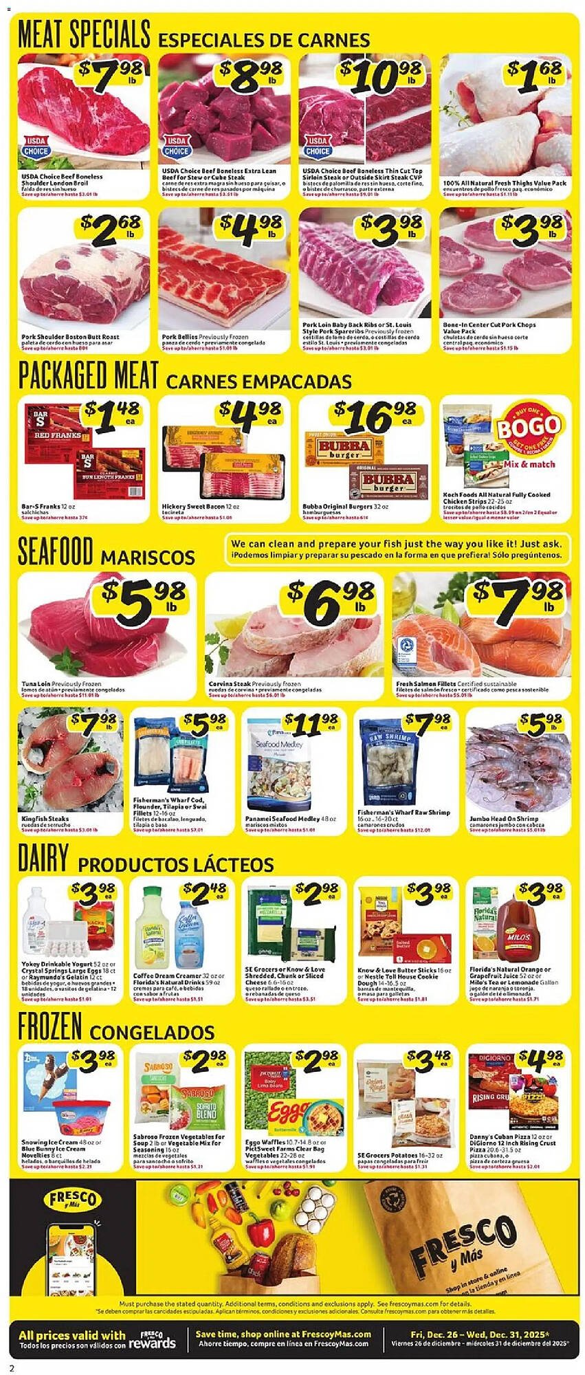 Fresco y Más weekly ad