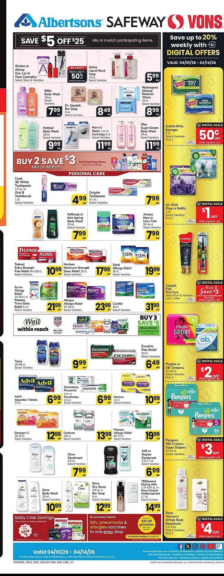 Safeway weekly ad