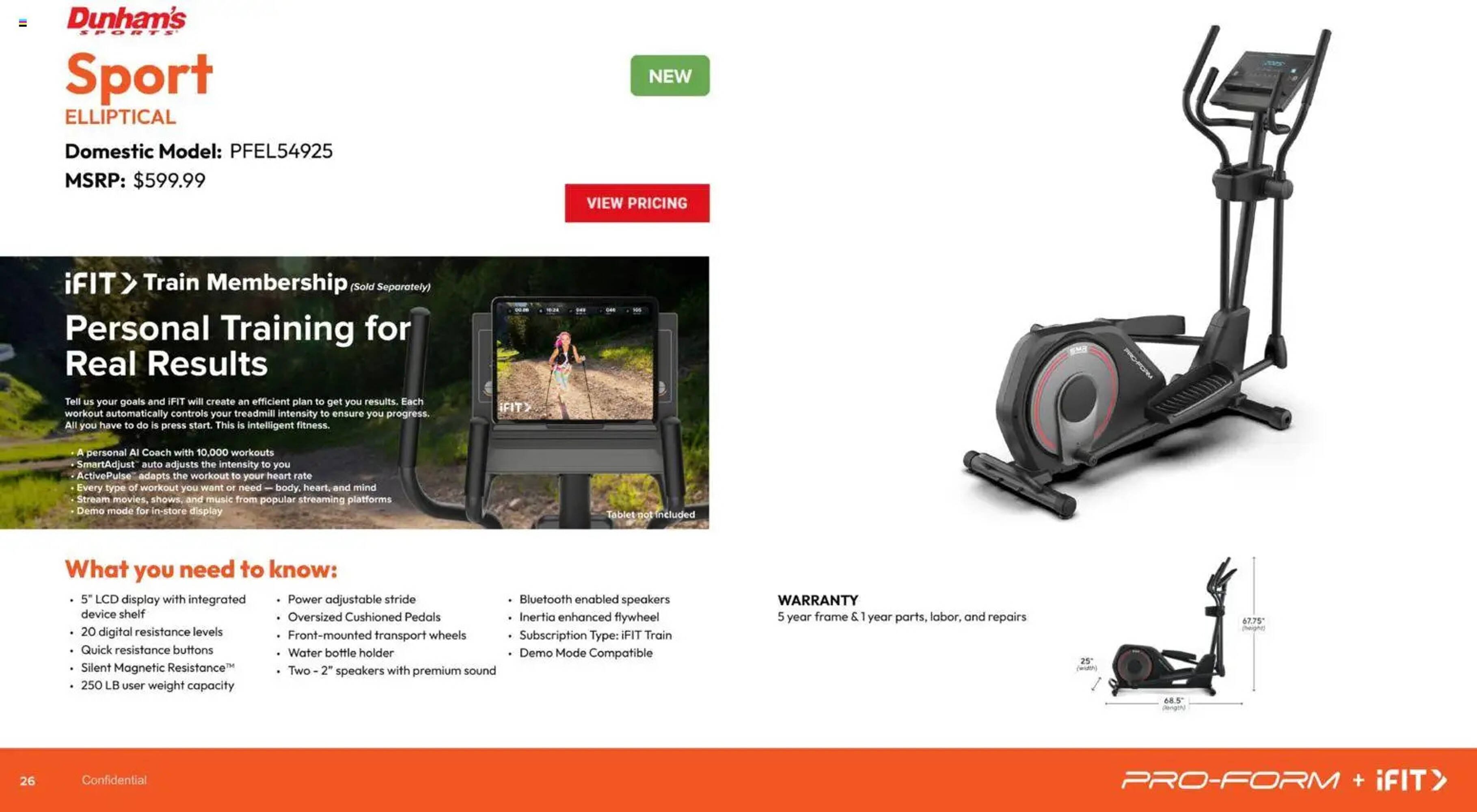 Dunham&#039;s Sports weekly ad