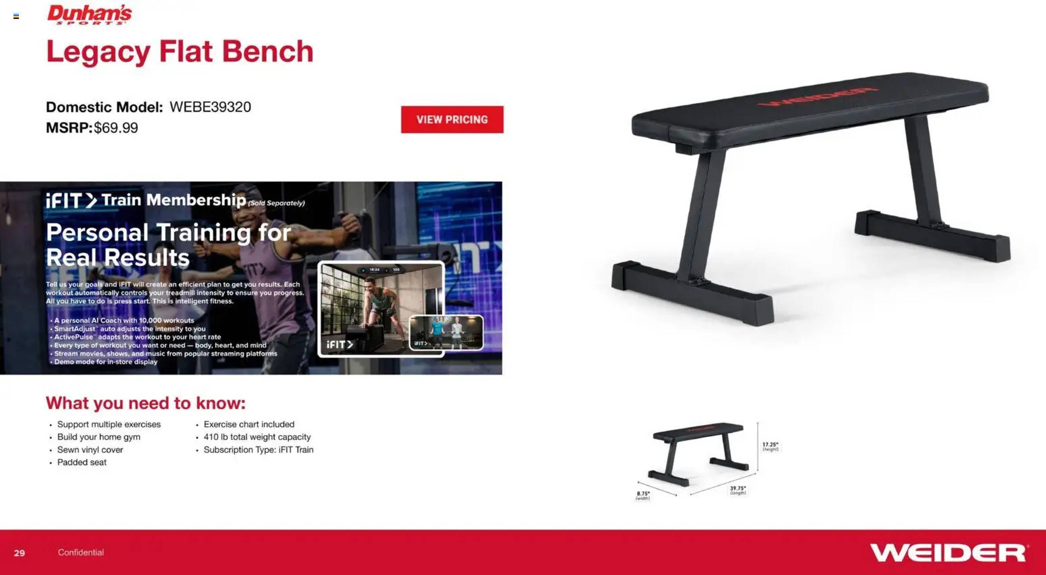 Dunham&#039;s Sports weekly ad