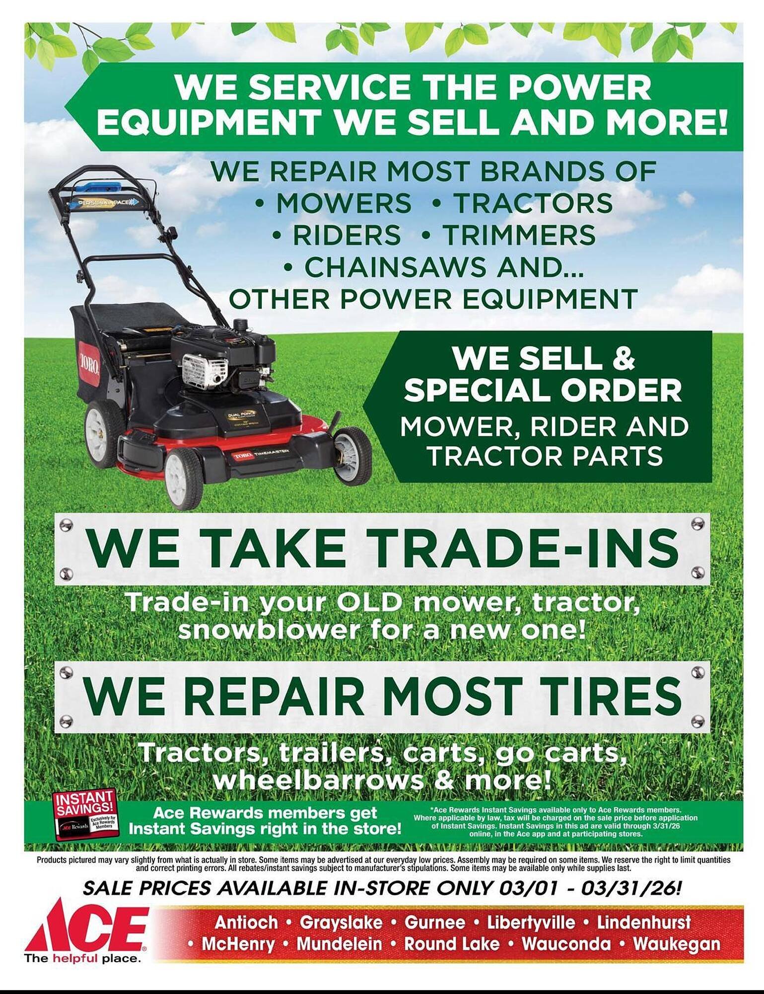 Ace Hardware flyer