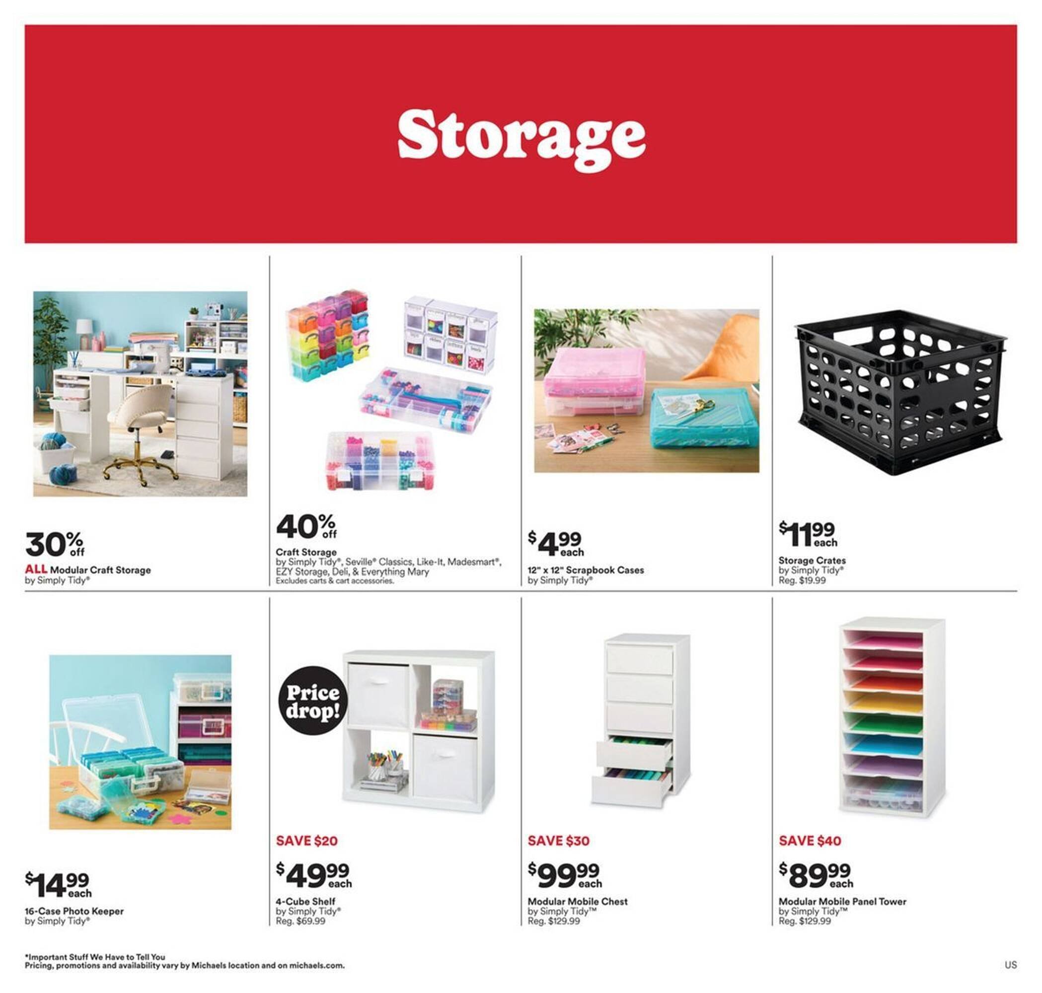 Michaels weekly ad