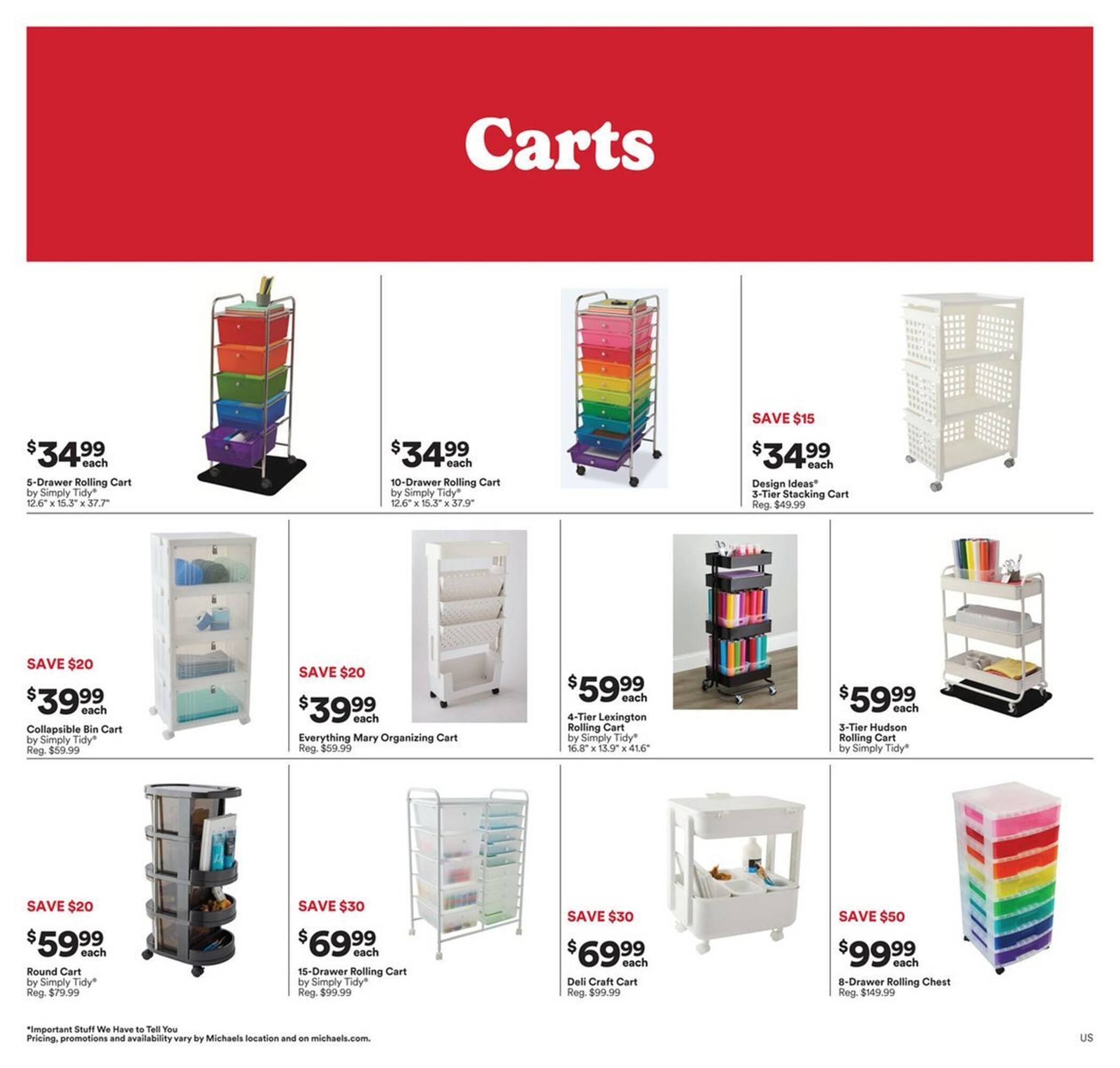 Michaels weekly ad