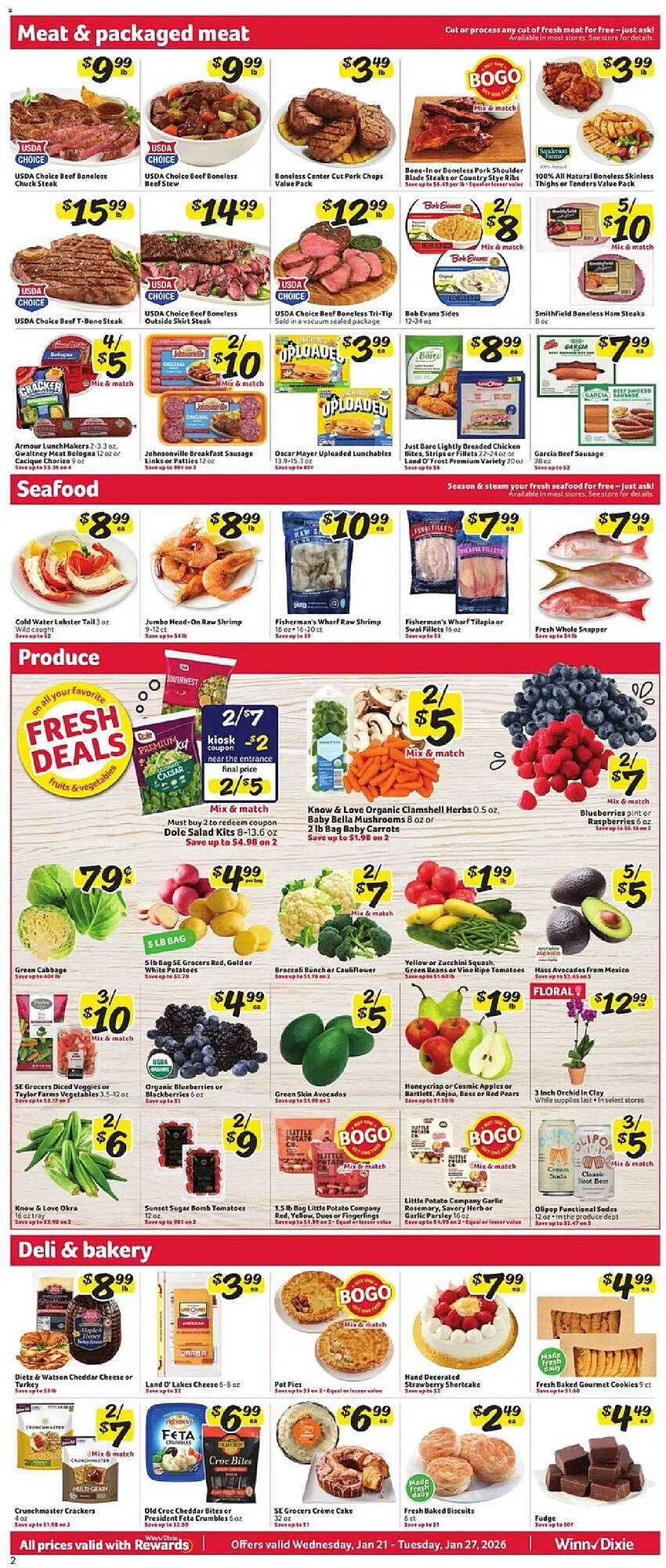 Winn Dixie weekly ad