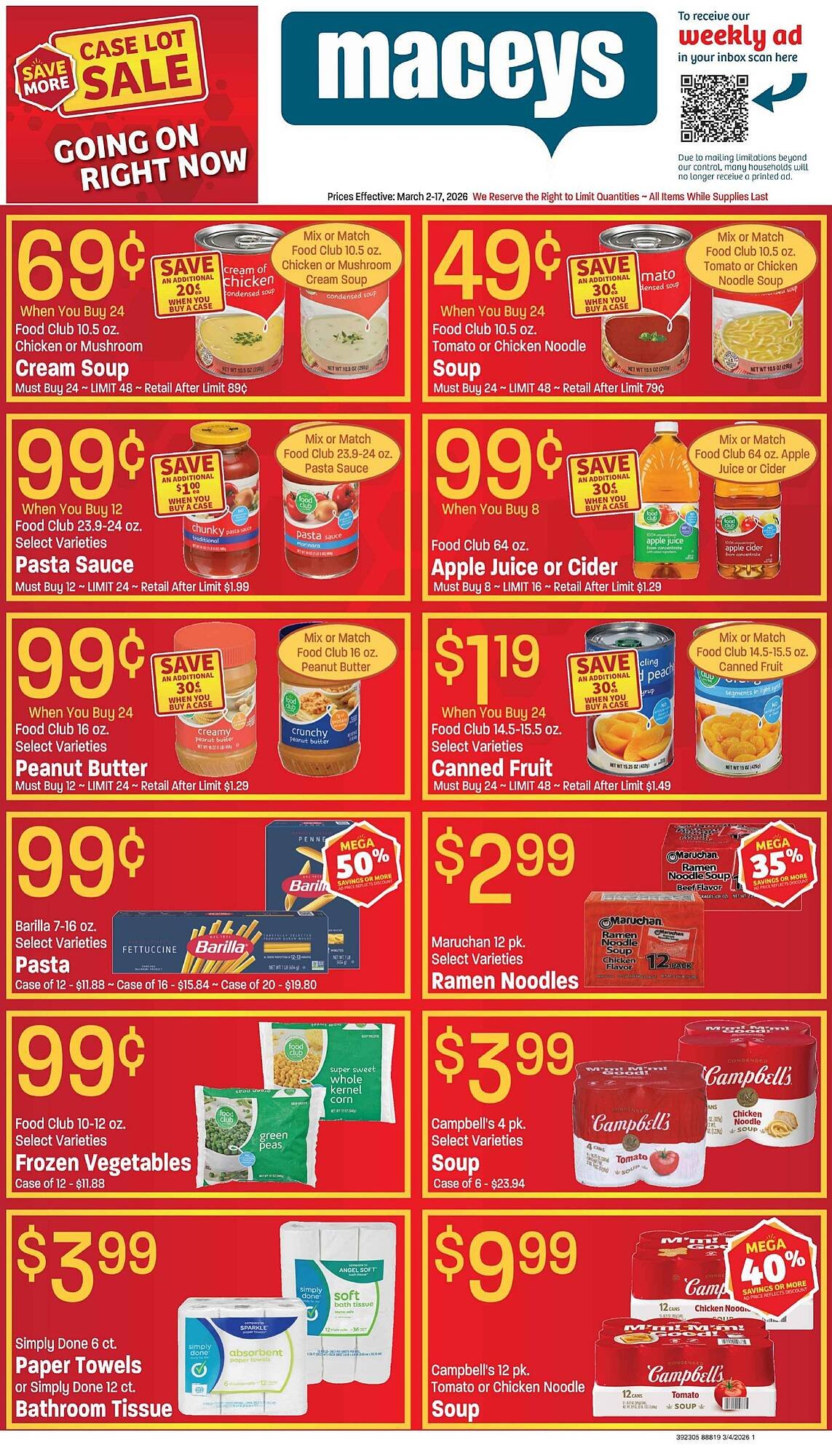 Maceys weekly ad