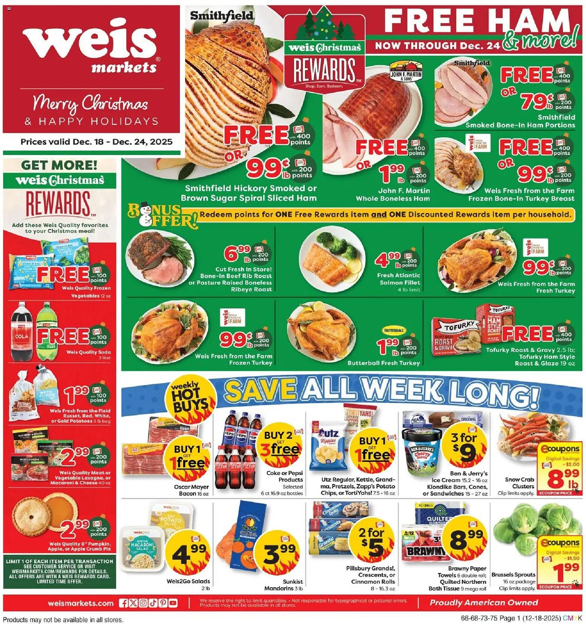 Weis Markets weekly ad