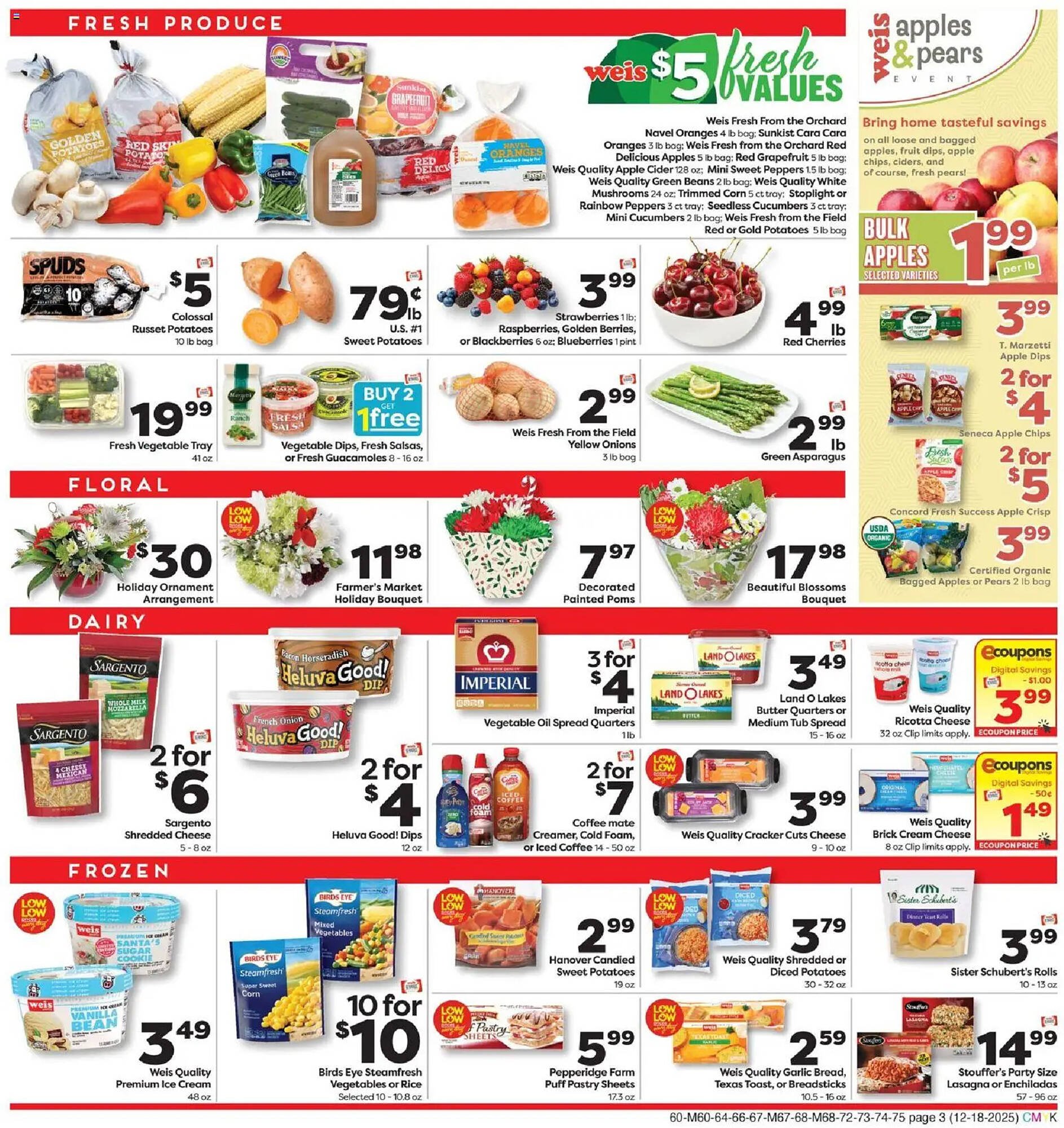 Weis Markets weekly ad