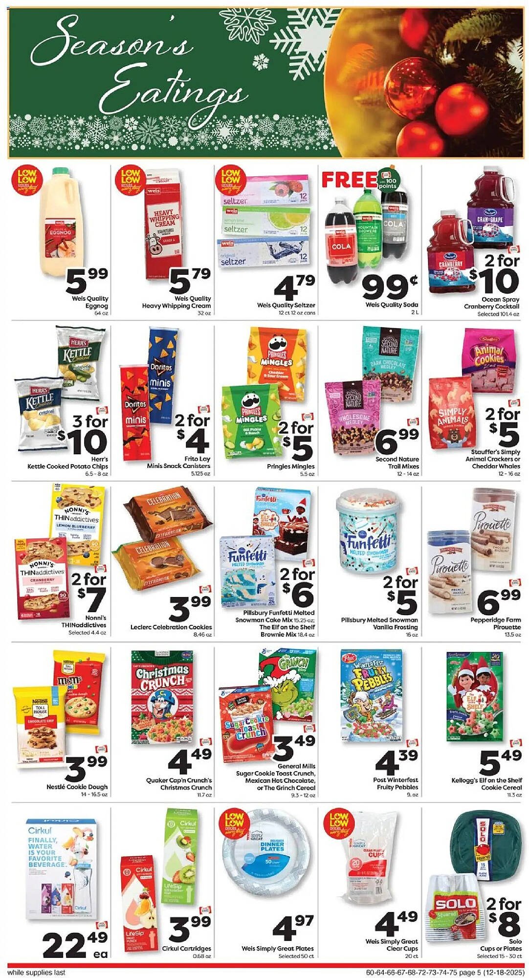 Weis Markets weekly ad