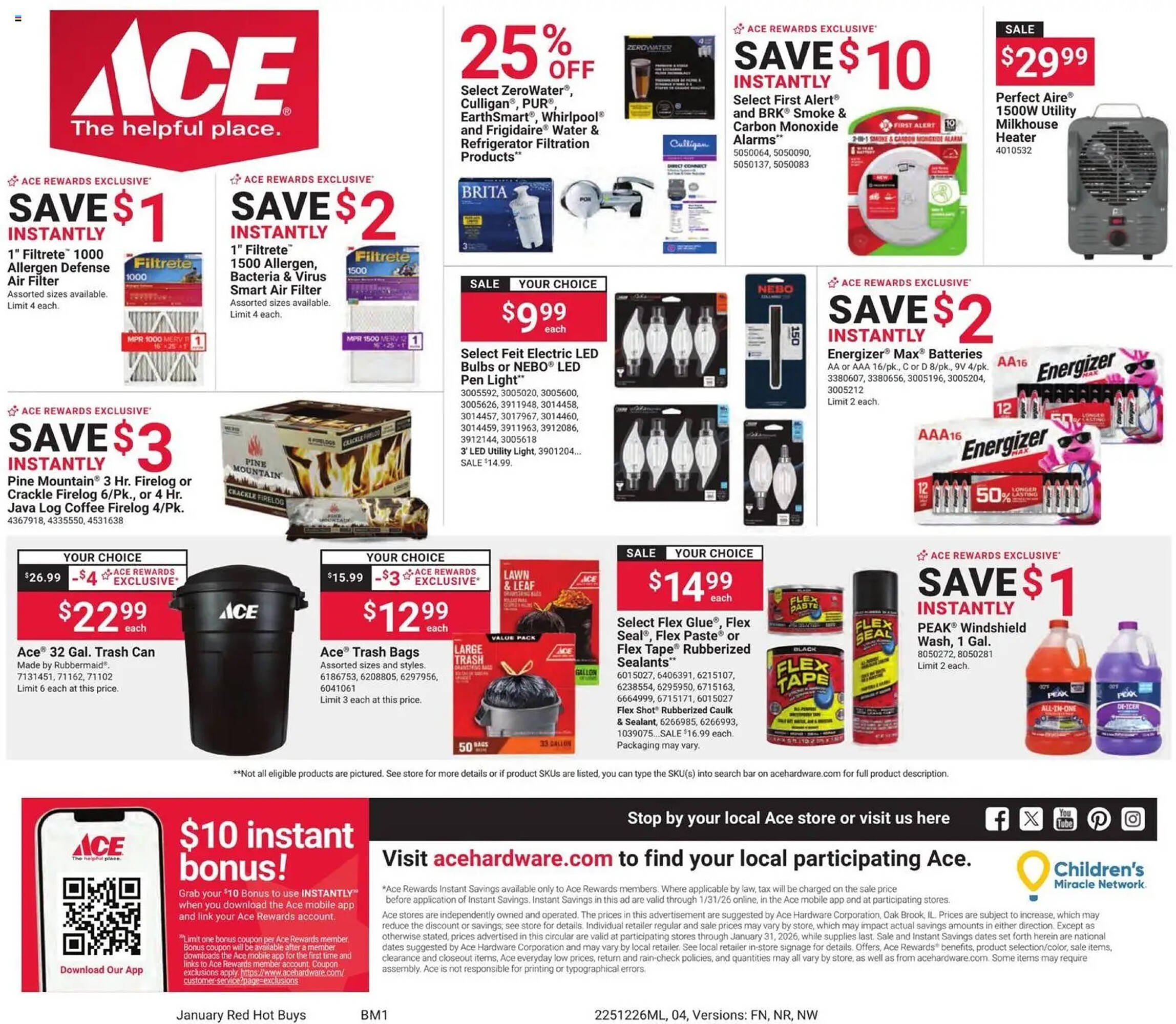 Ace Hardware flyer