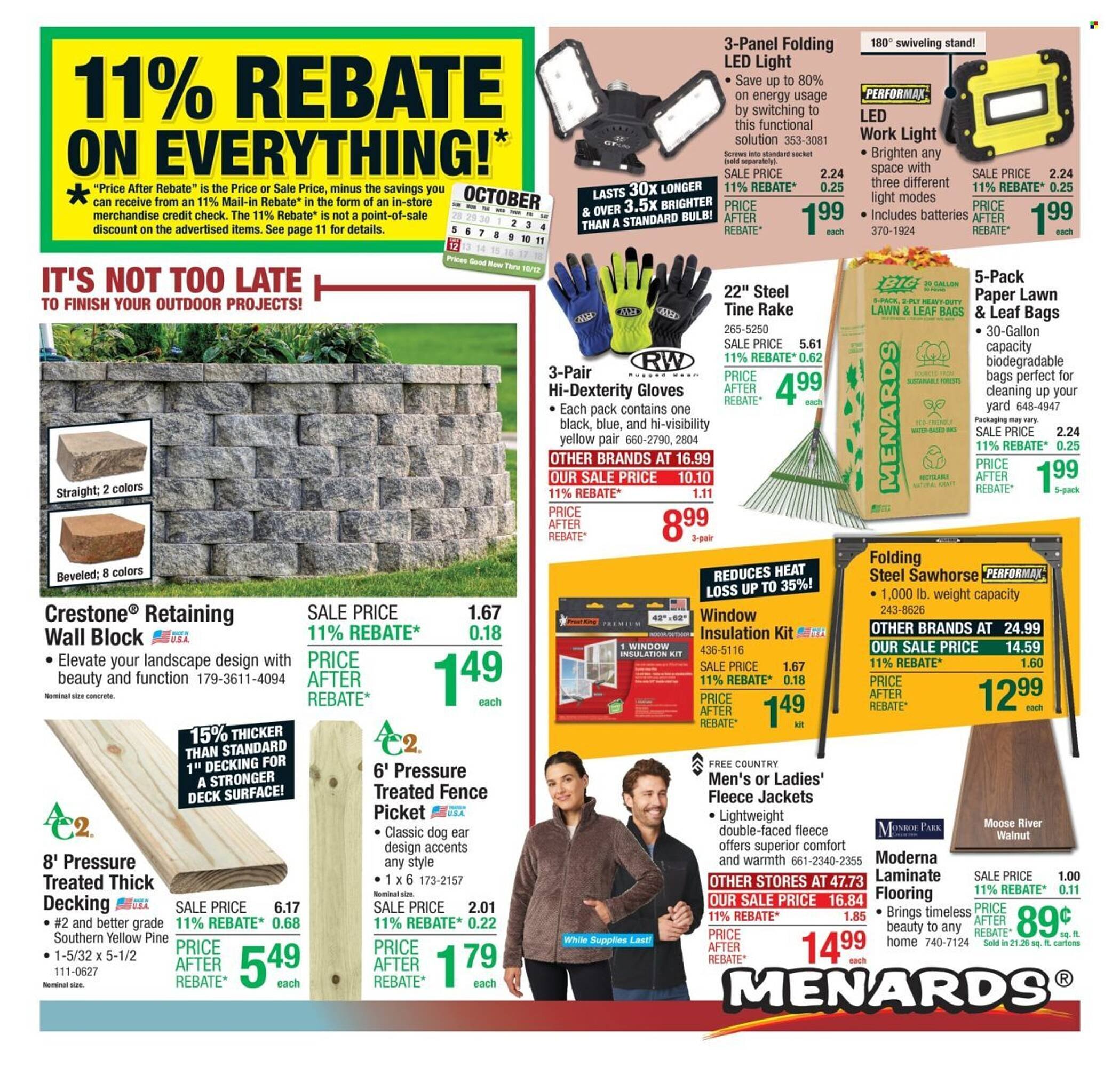 Menards weekly ad (2025-10-02 - 2025-10-12) | 1