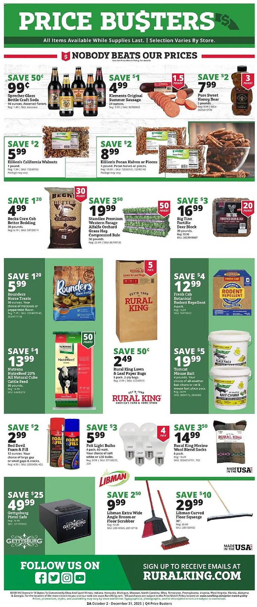 Rural King weekly ad (2025-10-02 - 2026-01-01) | 2