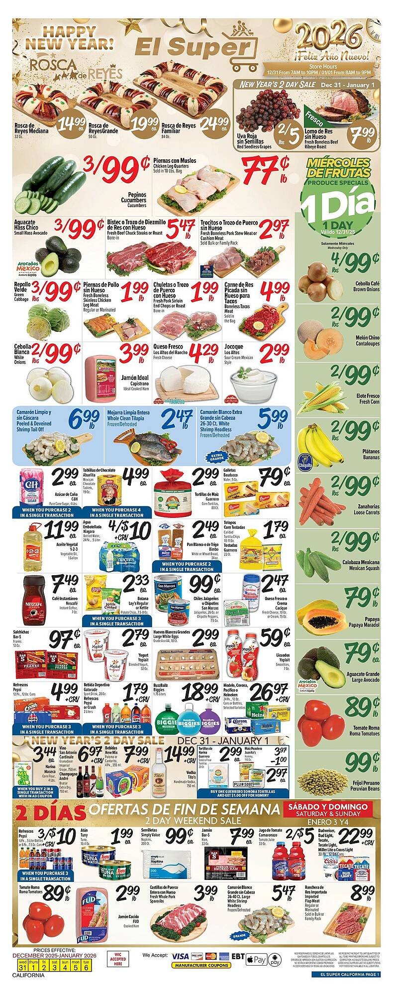 El Super weekly ad