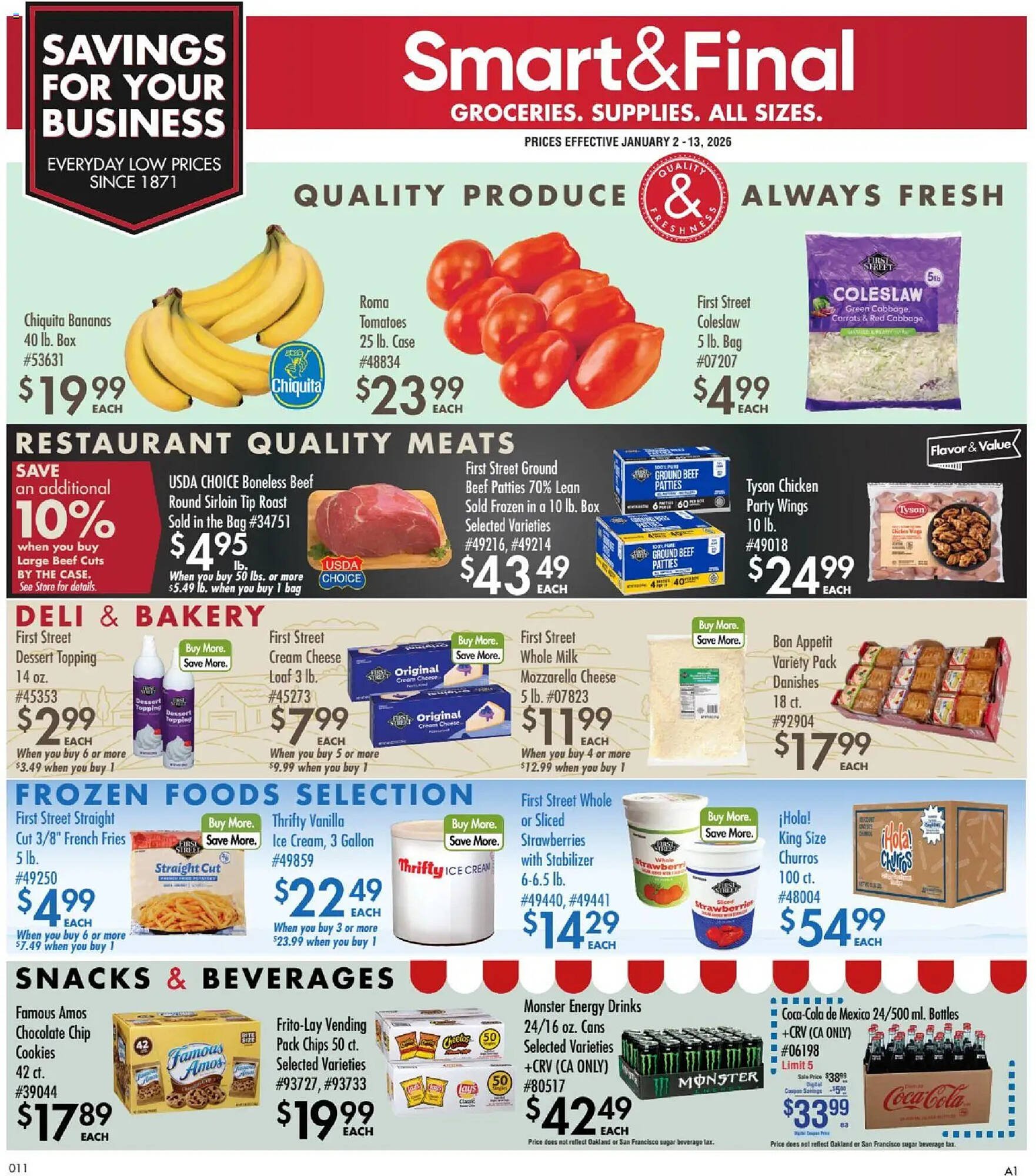 Smart &amp; Final weekly ad