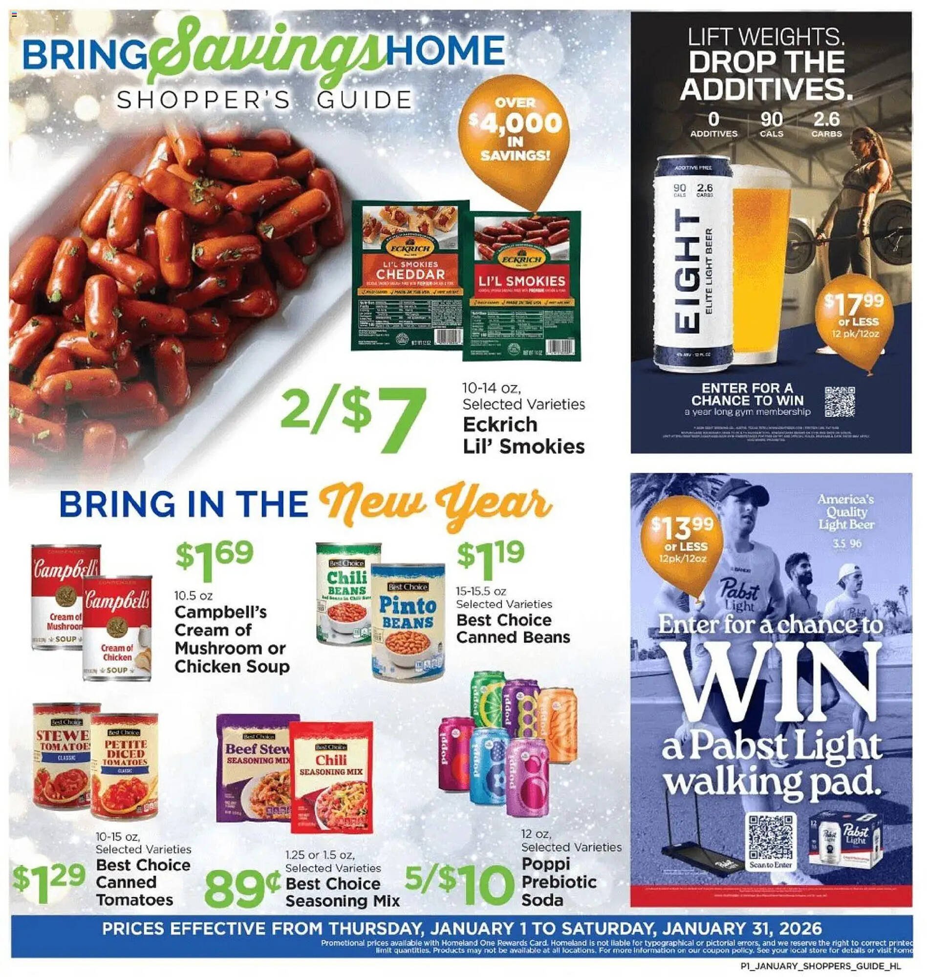 Homeland Market weekly ad