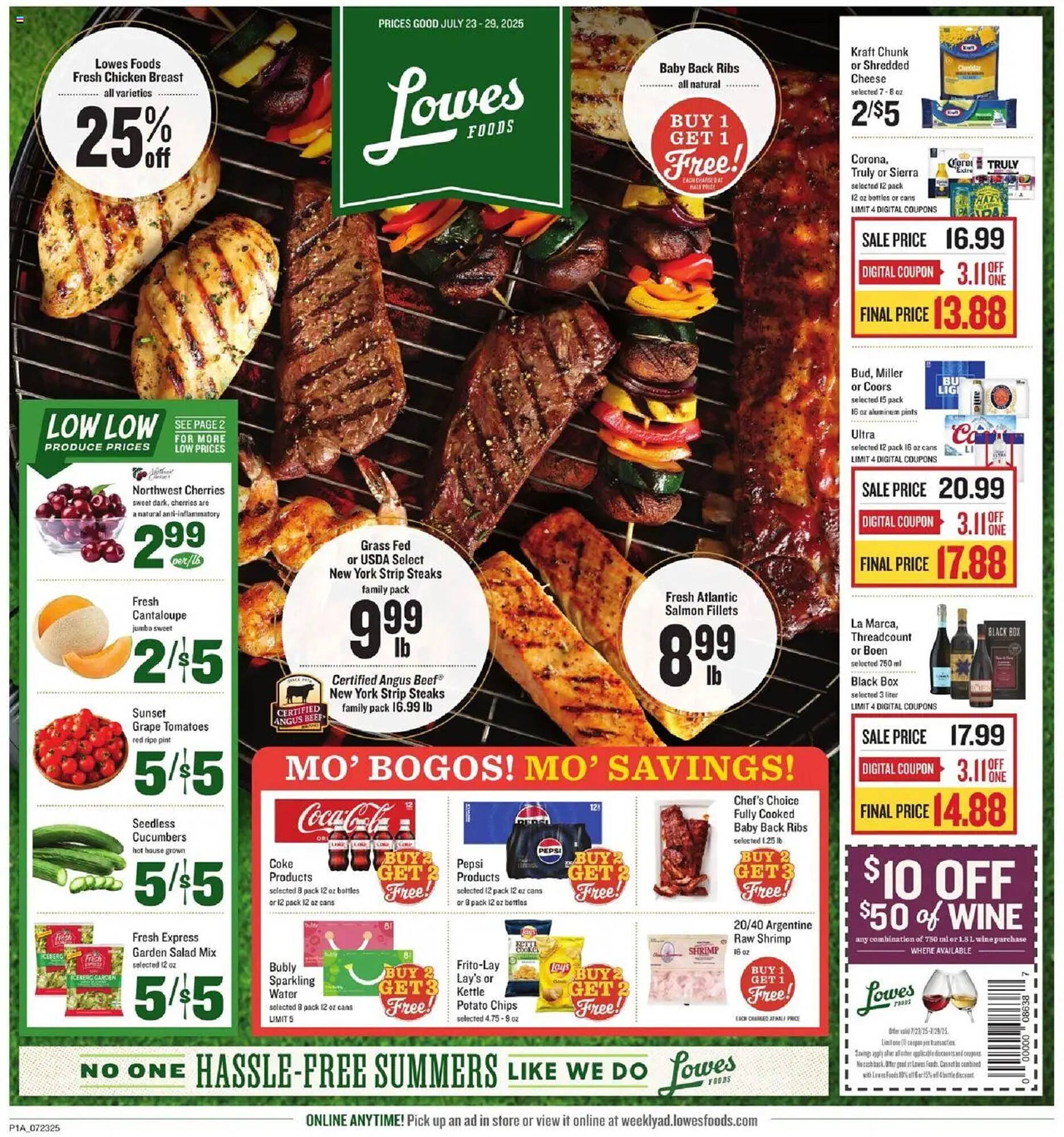 Lowes Foods Weekly Ad (2025-07-23 - 2025-07-30) | 1